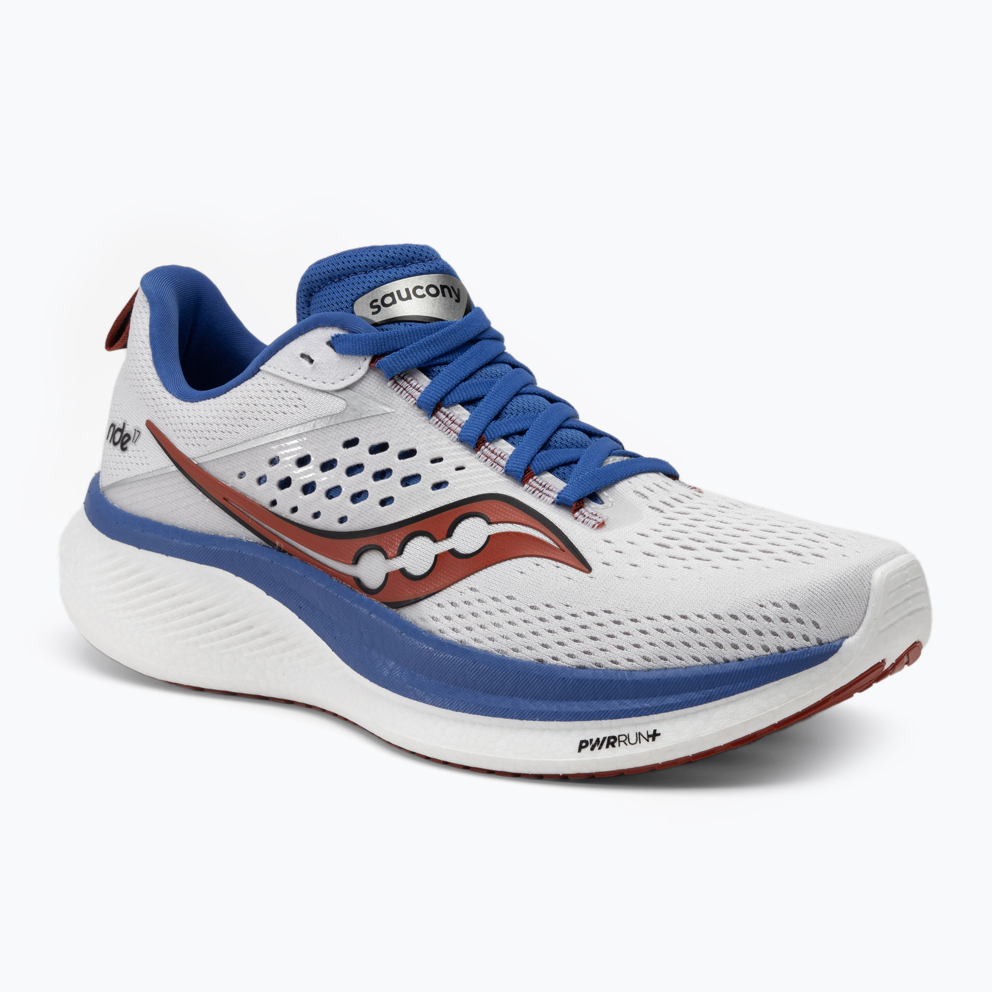 Buty do biegania męskie Saucony Ride 17 white/ cobalt | WYSYŁKA W 24H | 30 DNI NA ZWROT