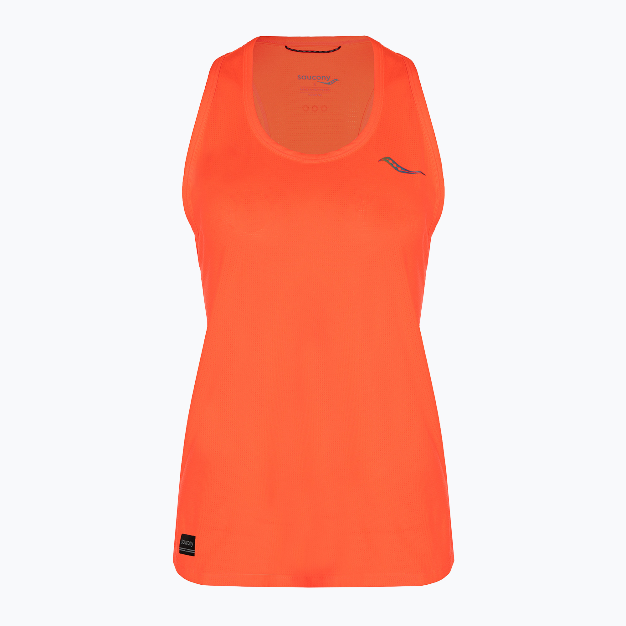 Tank top do biegania damski Saucony Stopwatch Singlet vizi red | WYSYŁKA W 24H | 30 DNI NA ZWROT