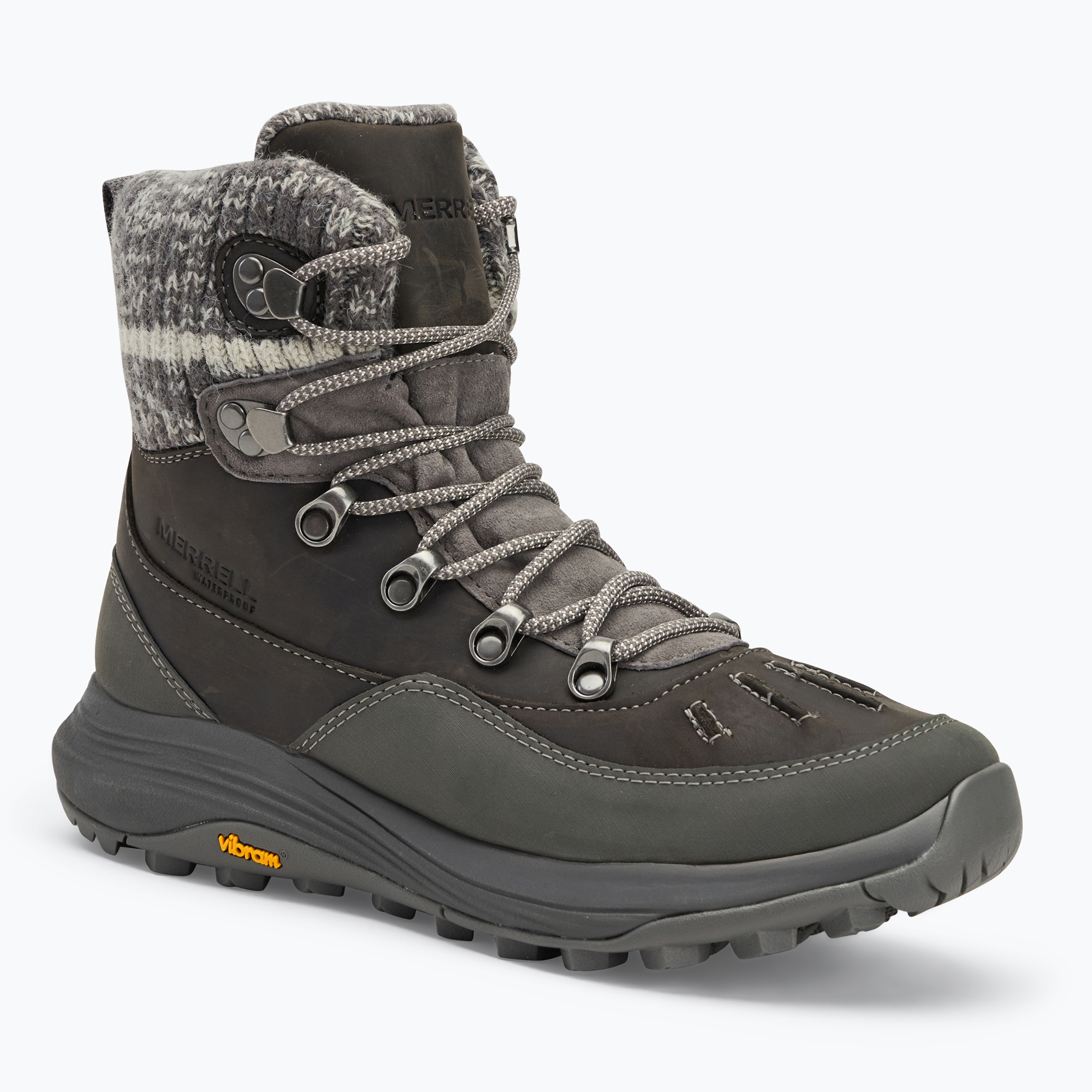 Śniegowce damskie Merrell Siren 4 Thermo Mid Zip WP charcoal | WYSYŁKA W 24H | 30 DNI NA ZWROT