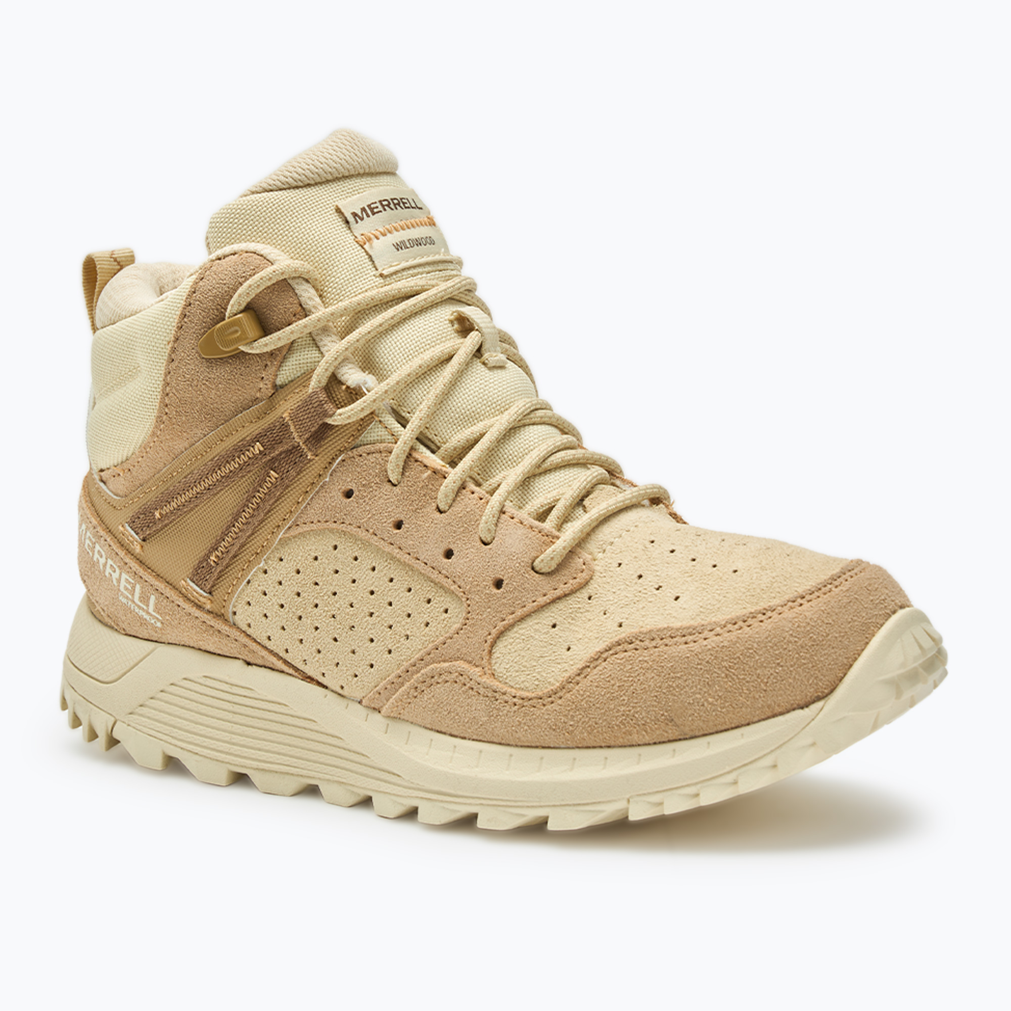 Buty turystyczne damskie Merrell Wildwood Mid Ltr Wp tan/reed | WYSYŁKA W 24H | 30 DNI NA ZWROT