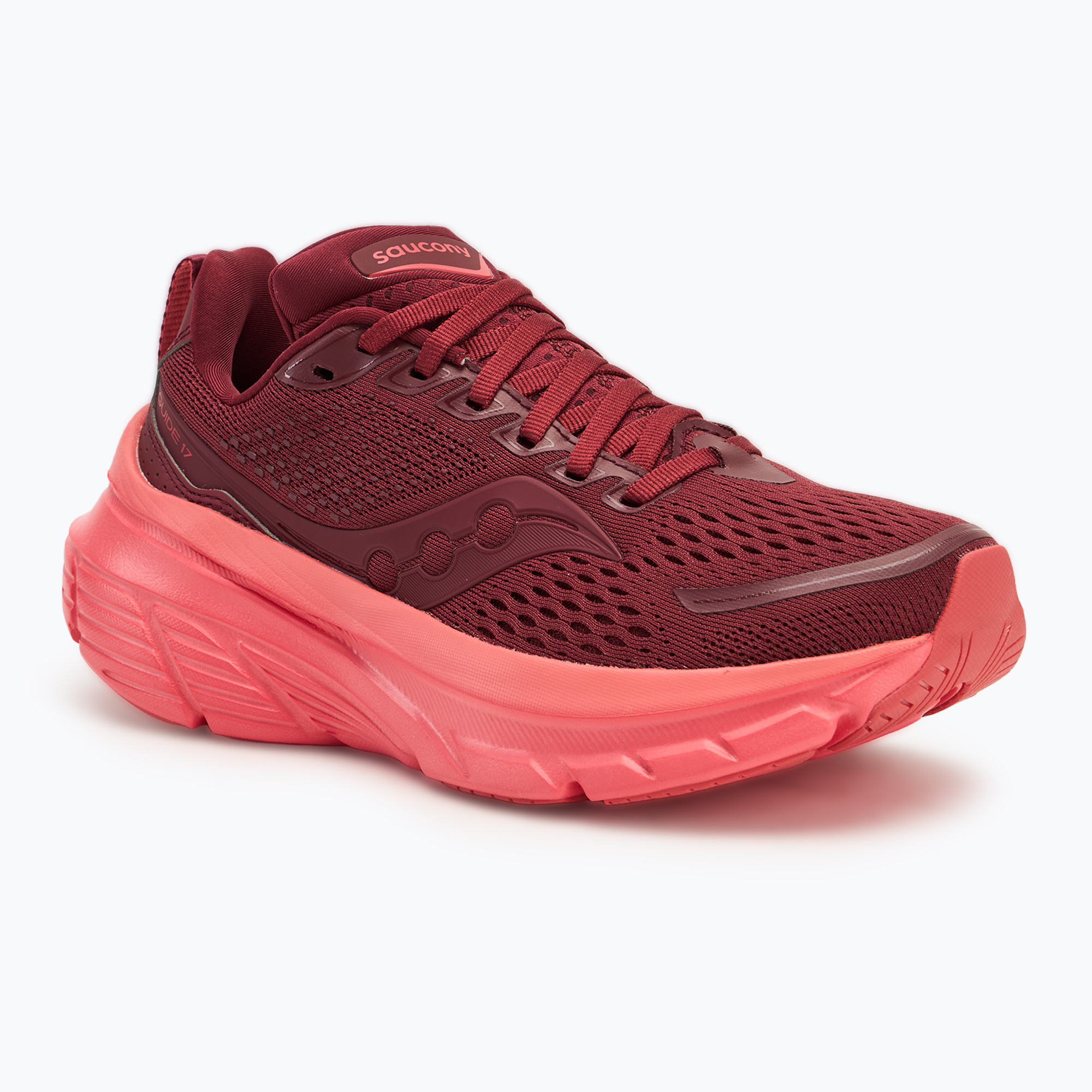 Buty do biegania damskie Saucony Guide 17 currant/cayenne | WYSYŁKA W 24H | 30 DNI NA ZWROT