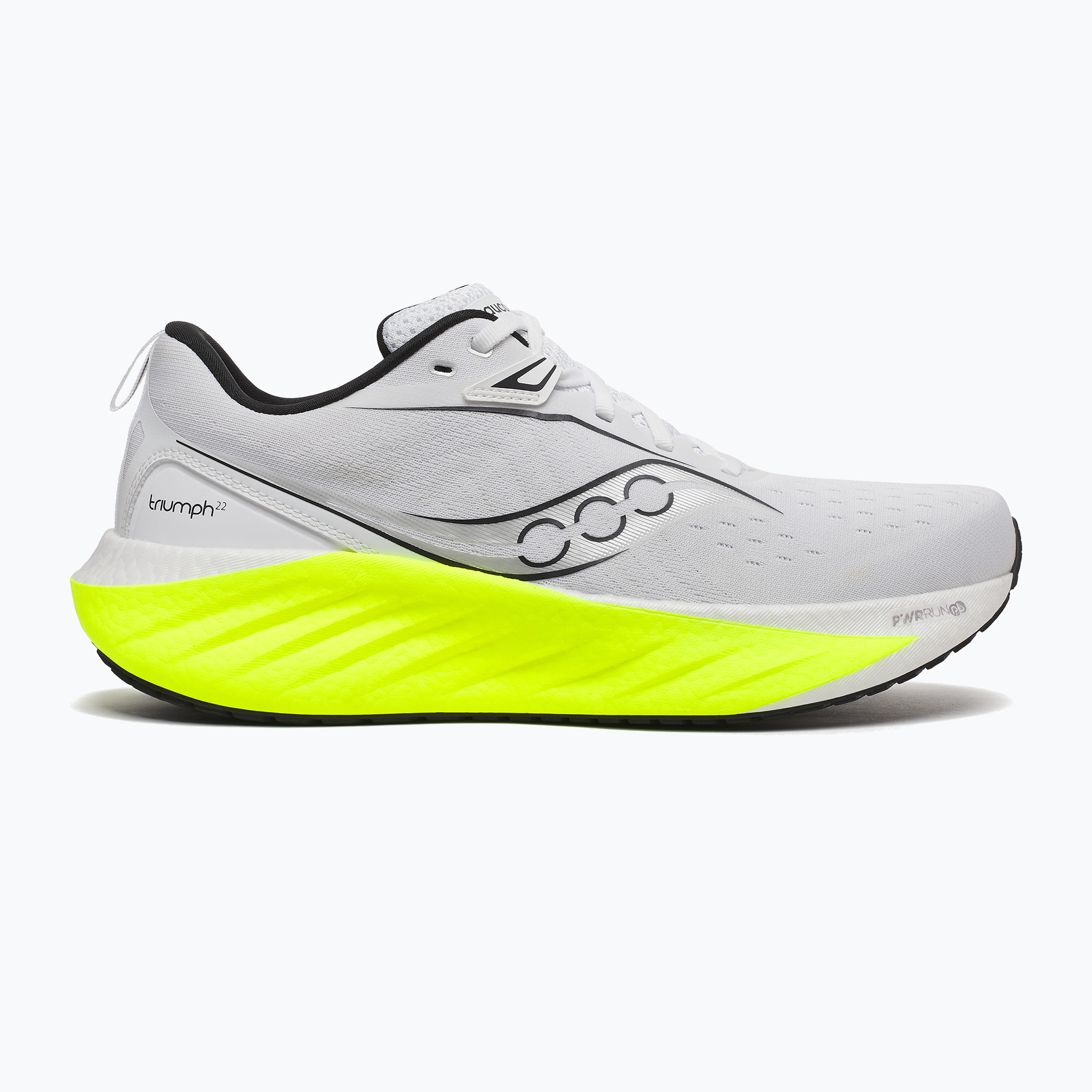 Buty do biegania męskie Saucony Triumph 22 white / citron | WYSYŁKA W 24H | 30 DNI NA ZWROT