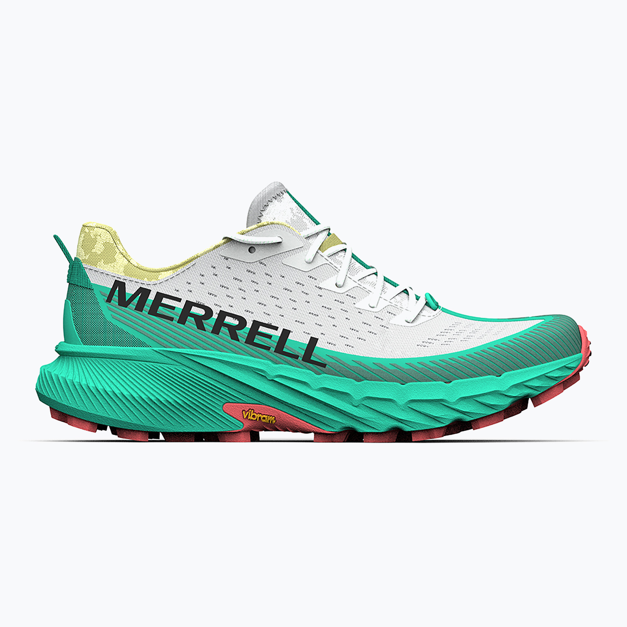 Buty do biegania męskie Merrell Agility Peak 5 white/turquoise | WYSYŁKA W 24H | 30 DNI NA ZWROT