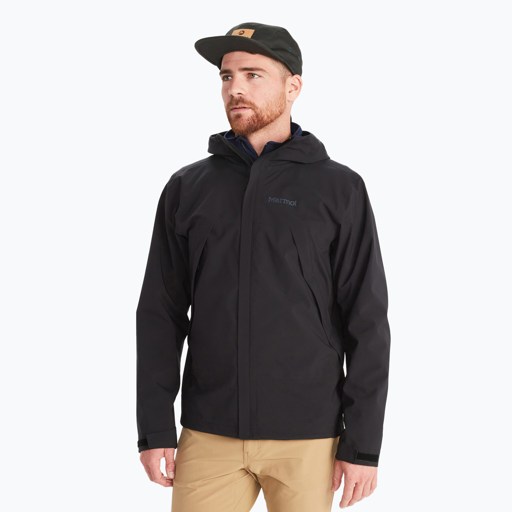 Kurtka przeciwdeszczowa męska Marmot PreCip Eco Pro black | WYSYŁKA W 24H | 30 DNI NA ZWROT