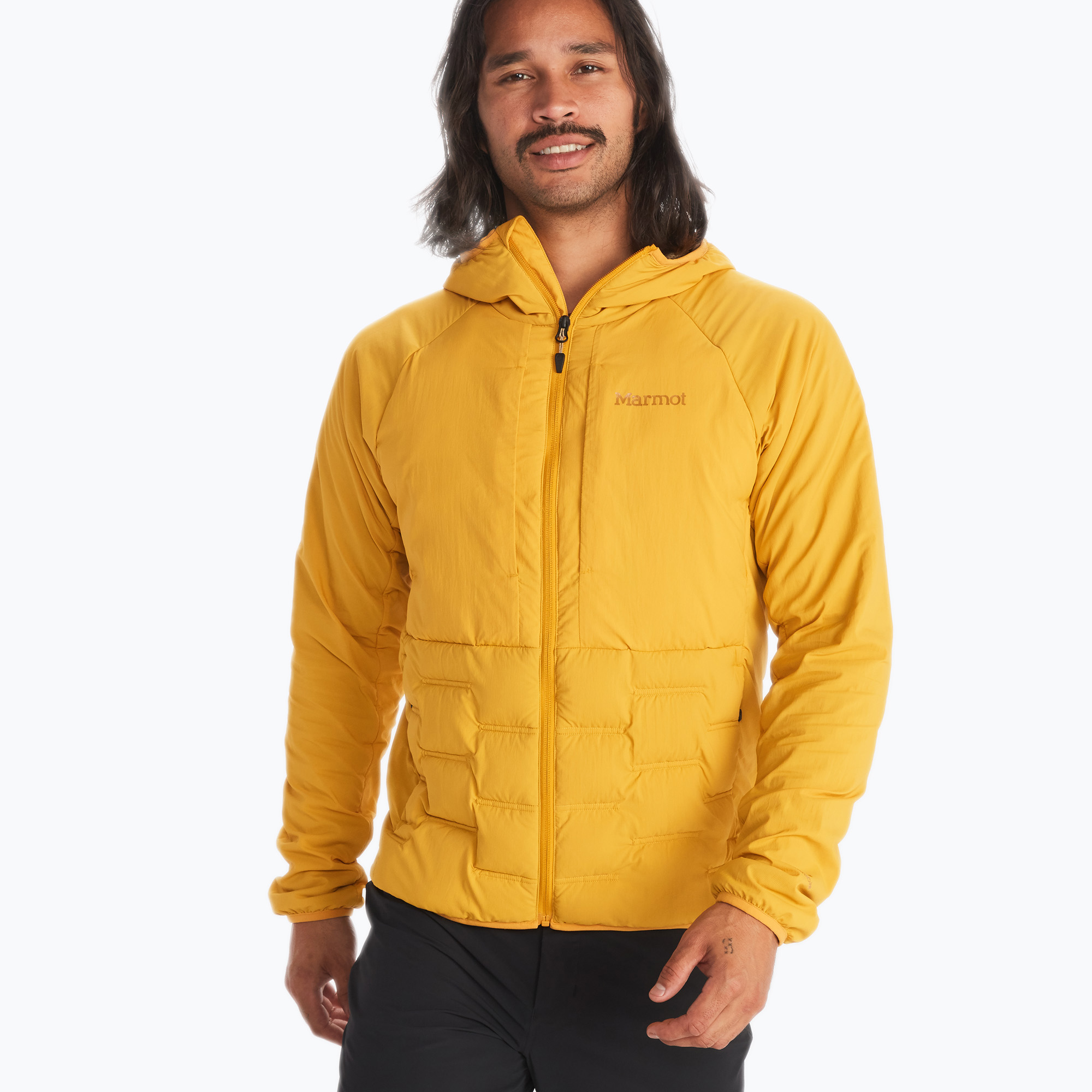 Kurtka puchowa męska Marmot Warmcube Active Hb yellow gold | WYSYŁKA W 24H | 30 DNI NA ZWROT