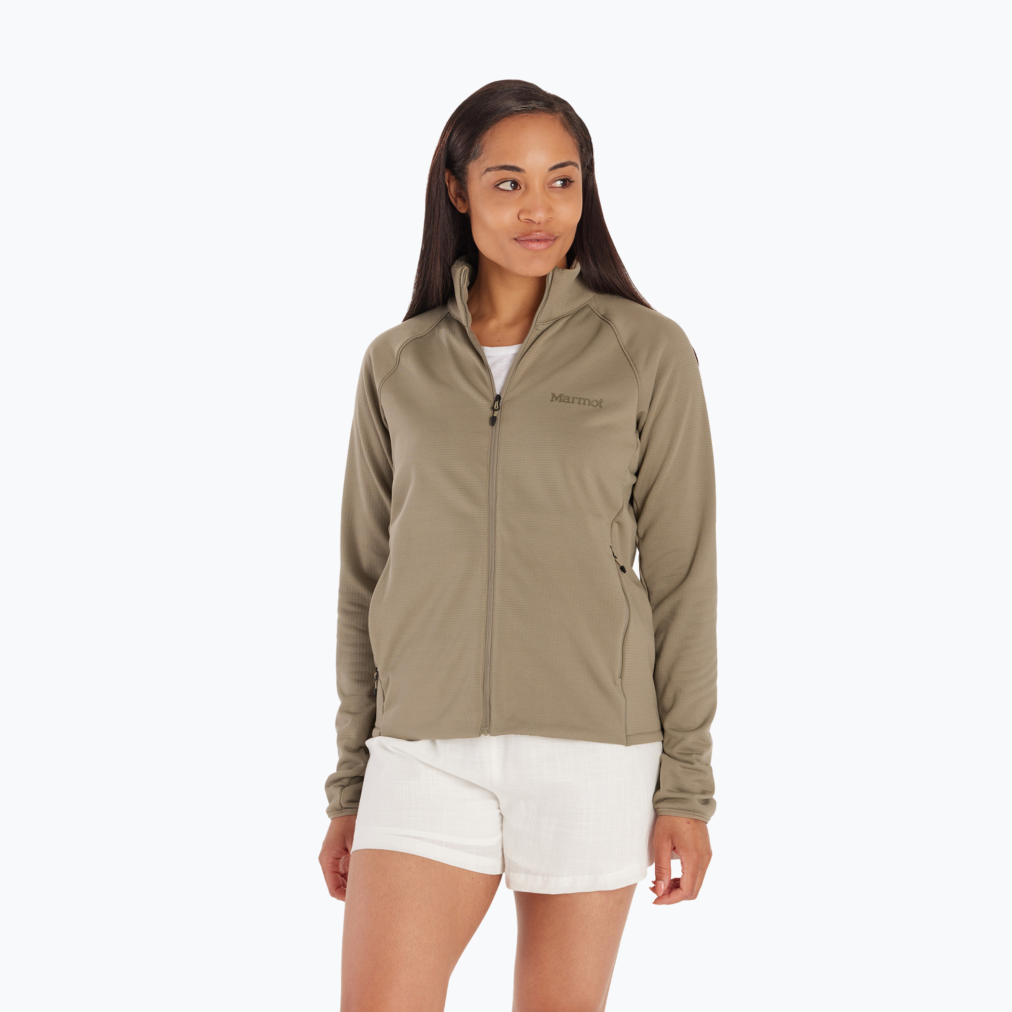 Bluza polarowa damska Marmot Leconte Hoodless Fleecevetiver | WYSYŁKA W 24H | 30 DNI NA ZWROT