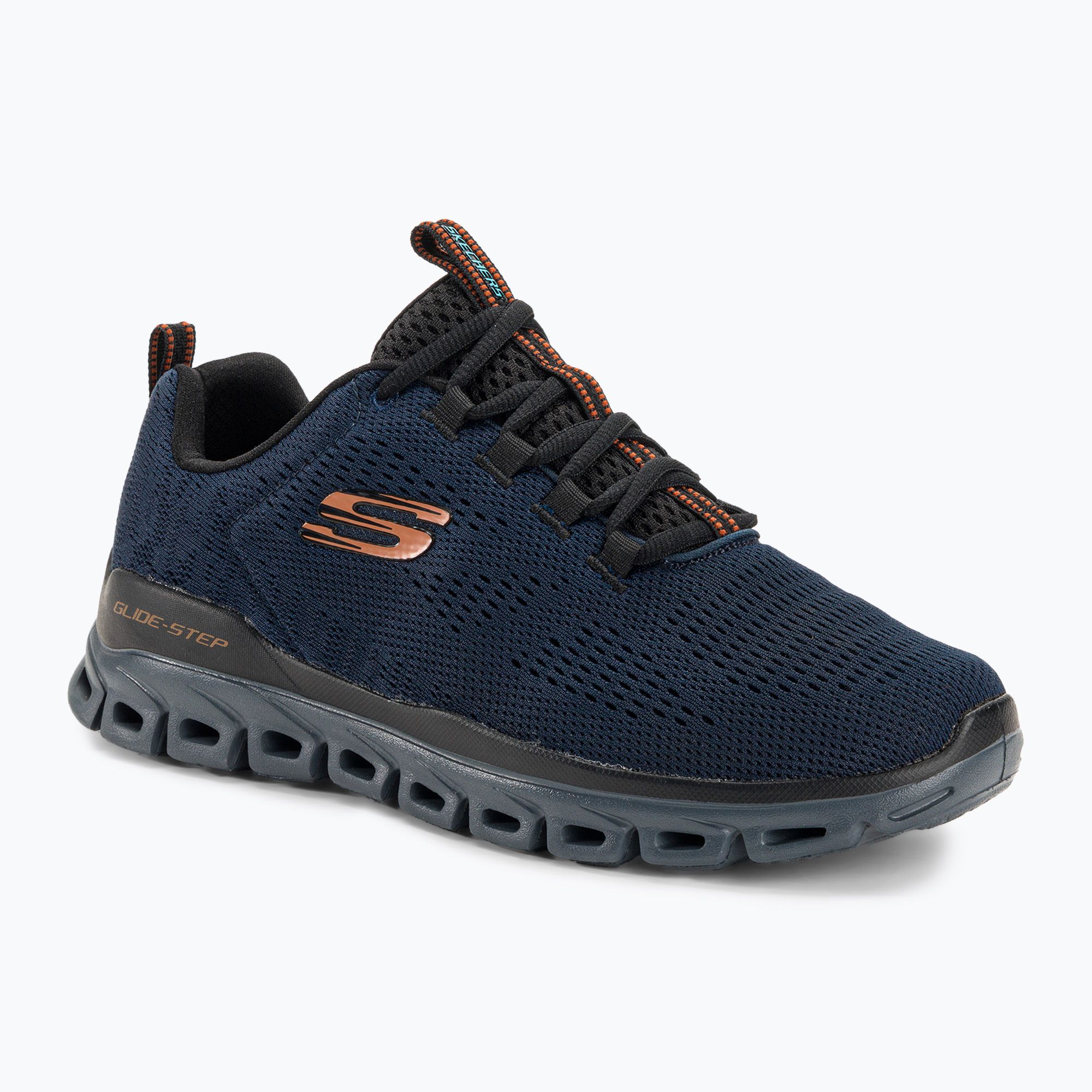 Buty męskie SKECHERS Glide-Step Fasten Up navy/black | WYSYŁKA W 24H | 30 DNI NA ZWROT