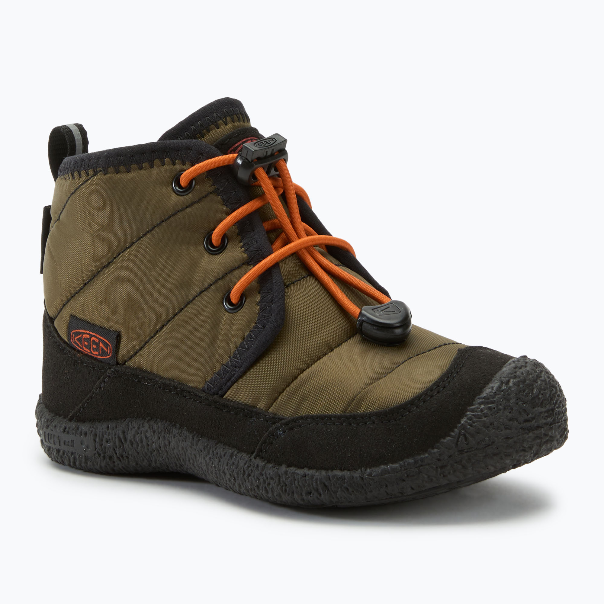 Фото - Трекінгове взуття Keen Buty dziecięce  Howser II Chukka WP dark olive/gold flame | WYSYŁKA W 