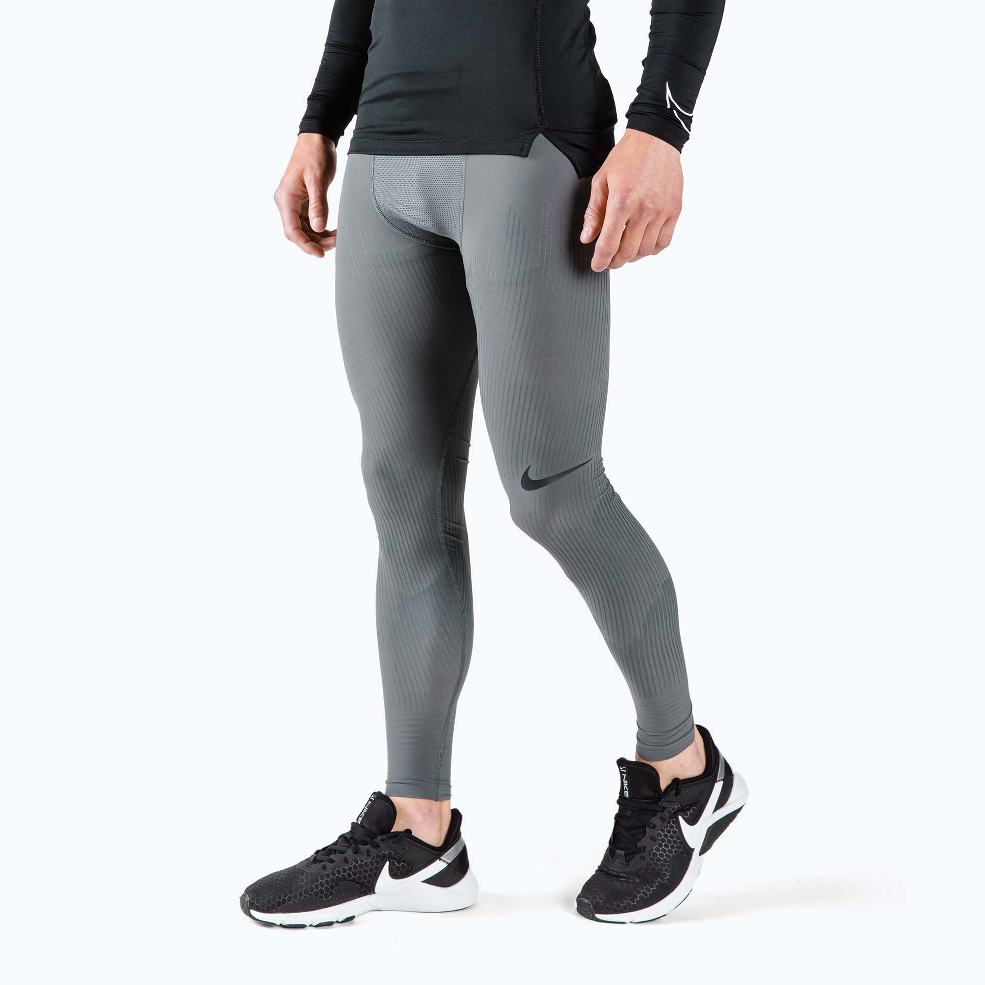 Legginsy męskie Nike Pro Dri-Fit ADV Recovery iron grey/black | WYSYŁKA W 24H | 30 DNI NA ZWROT