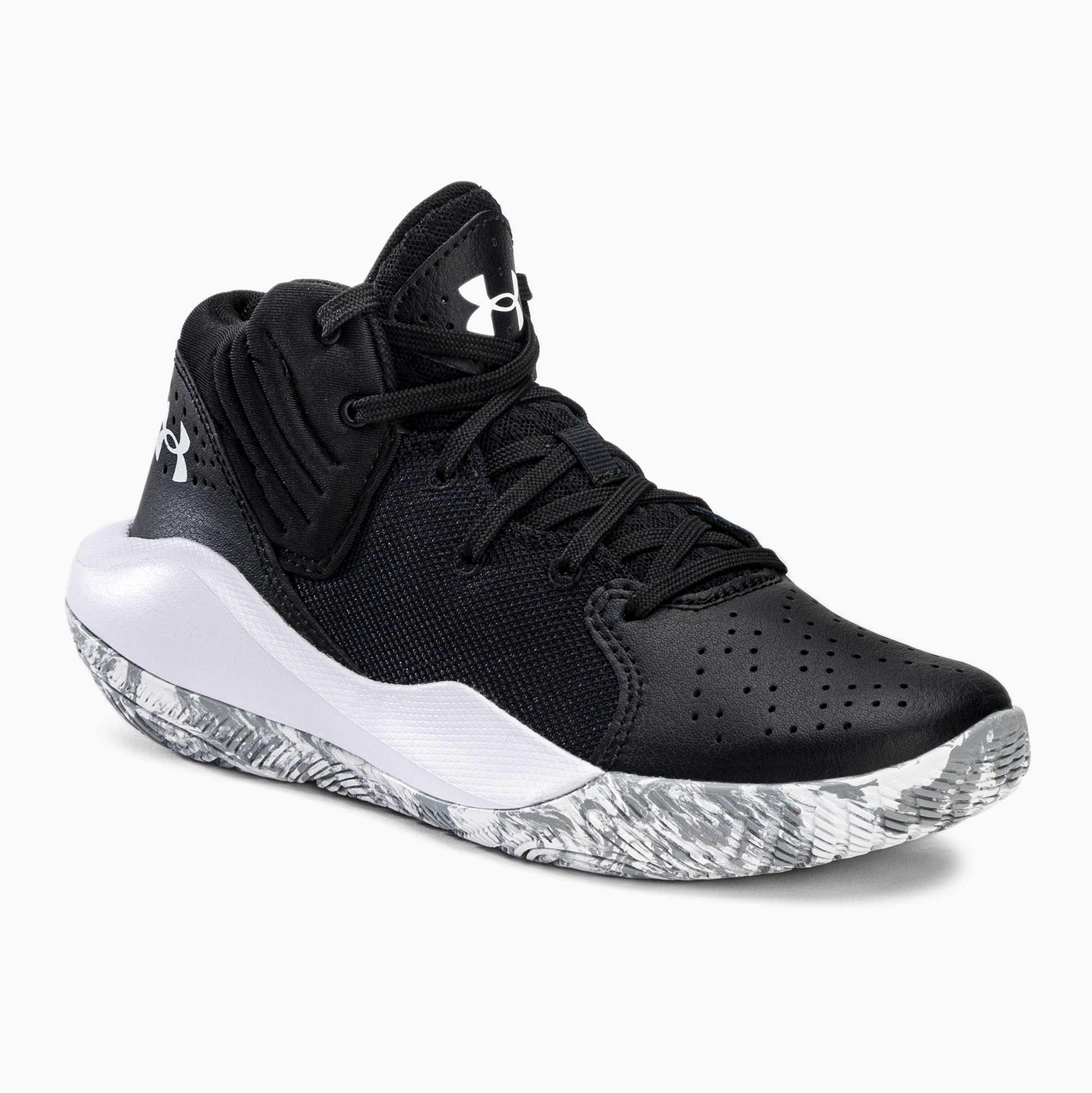Buty do koszykówki dziecięce Under Armour GS Jet '21 black/white | WYSYŁKA W 24H | 30 DNI NA ZWROT