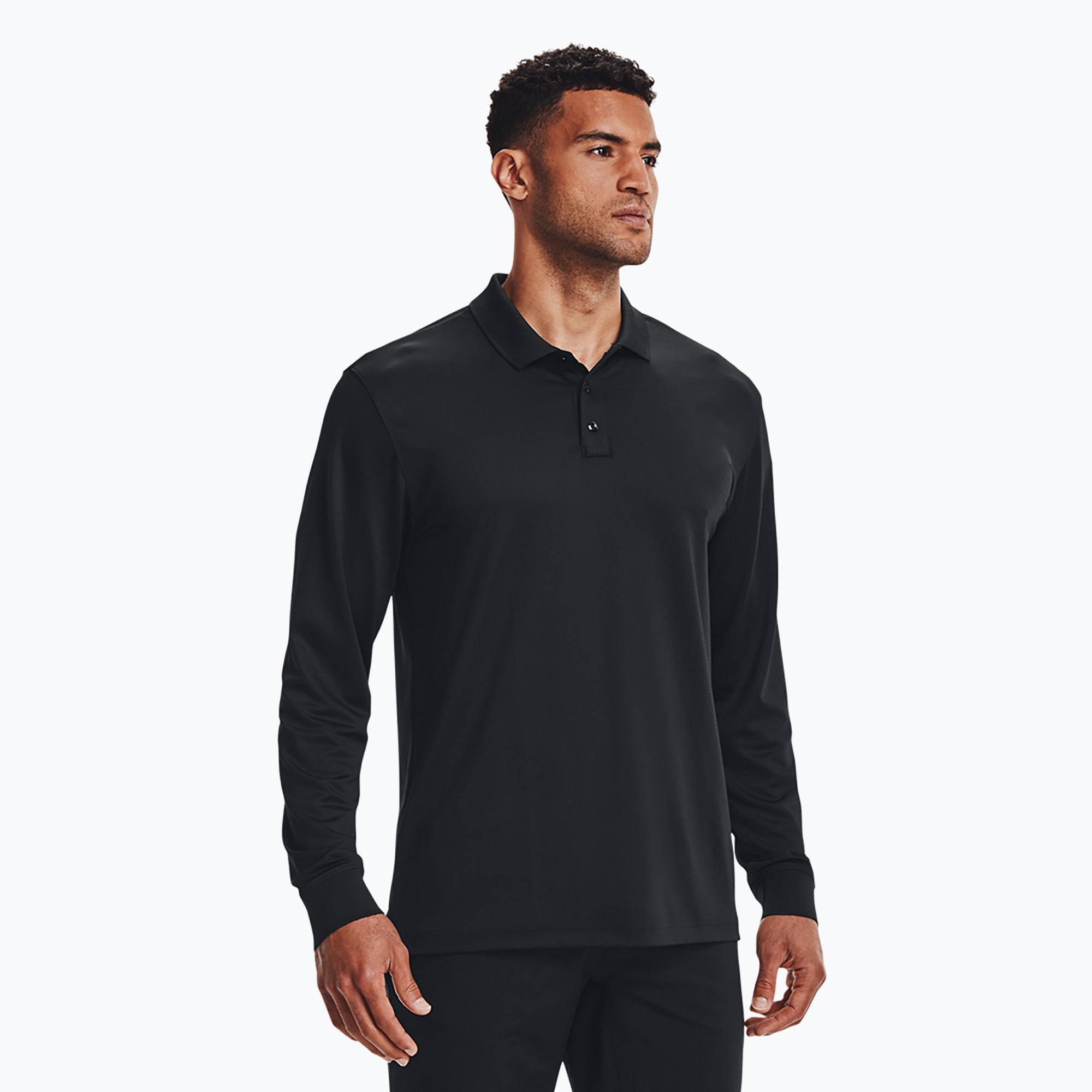 Longsleeve męski Under Armour Tactical Performance Polo 2.0 black/black | WYSYŁKA W 24H | 30 DNI NA ZWROT