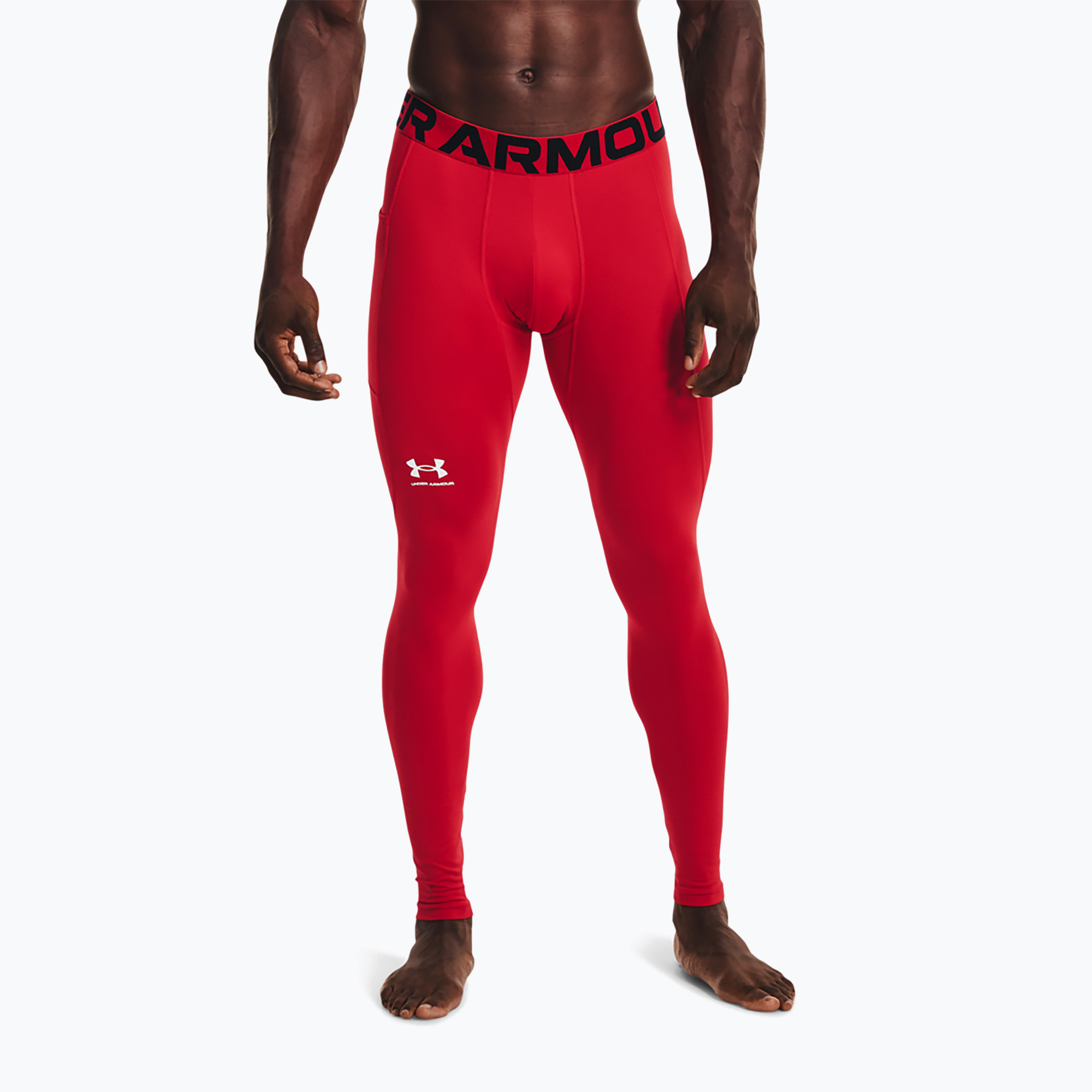 Legginsy męskie Under Armour UA Cg Armour Novelty Compression red/white | WYSYŁKA W 24H | 30 DNI NA ZWROT