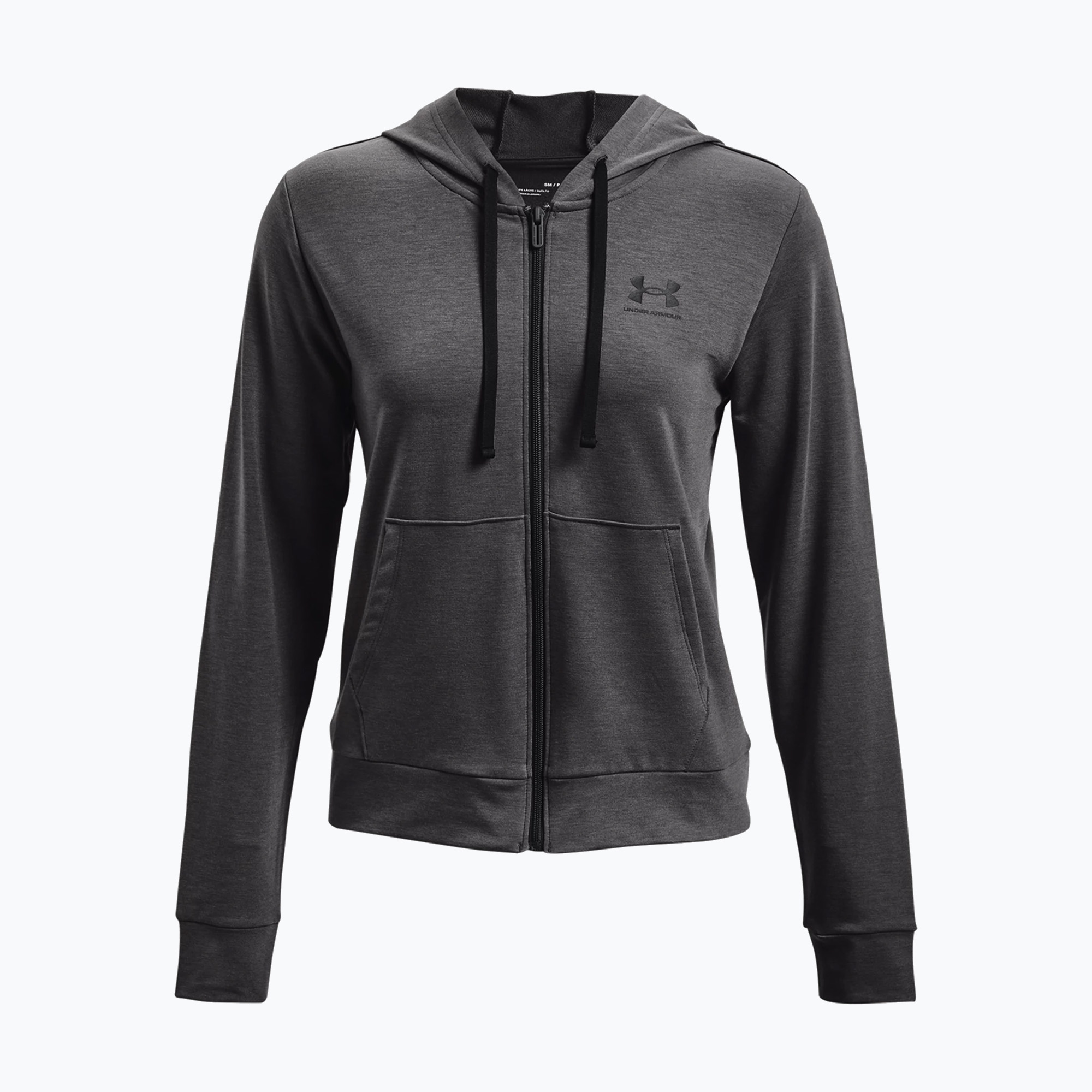 Bluza damska Under Armour Rival Terry FZ Hoodie jet gray/black | WYSYŁKA W 24H | 30 DNI NA ZWROT