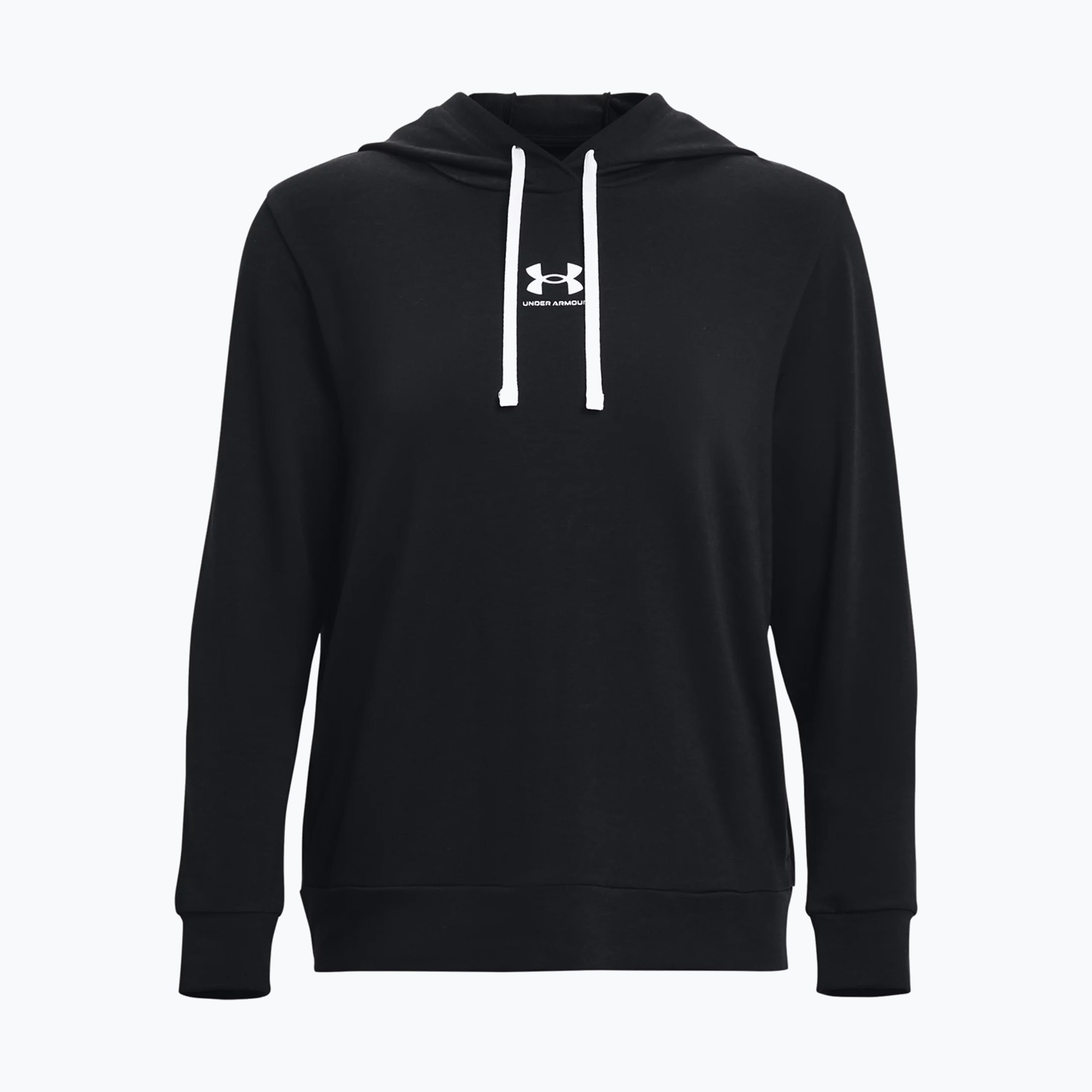 Bluza damska Under Armour Rival Terry Hoodie black/white | WYSYŁKA W 24H | 30 DNI NA ZWROT