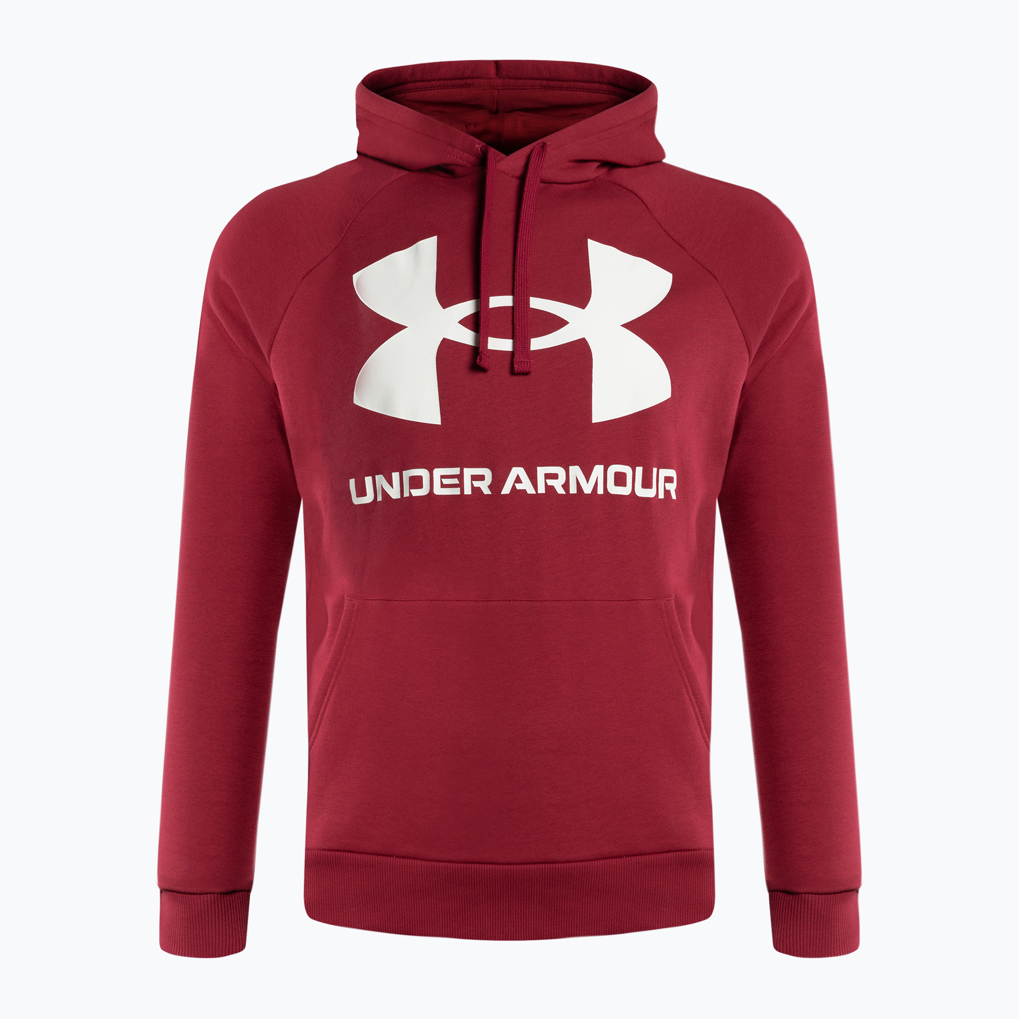 Bluza męska Under Armour Rival Fleece Big Logo HD red/white | WYSYŁKA W 24H | 30 DNI NA ZWROT