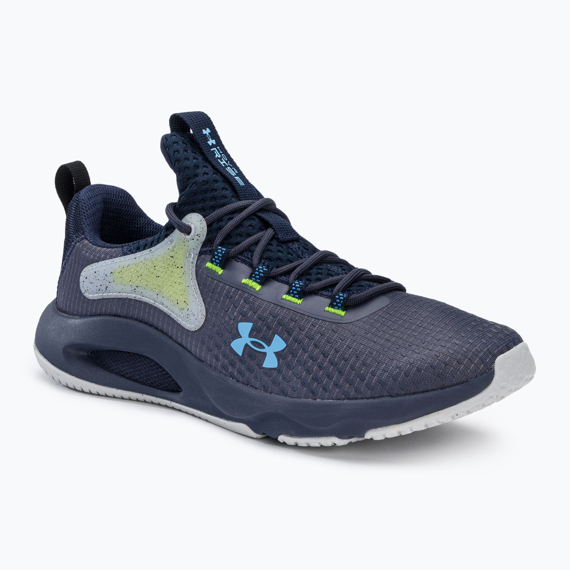 Buty treningowe męskie Under Armour Hovr Rise 4 tempered steel/midnight navy/carolina blue | WYSYŁKA W 24H | 30 DNI NA ZWROT