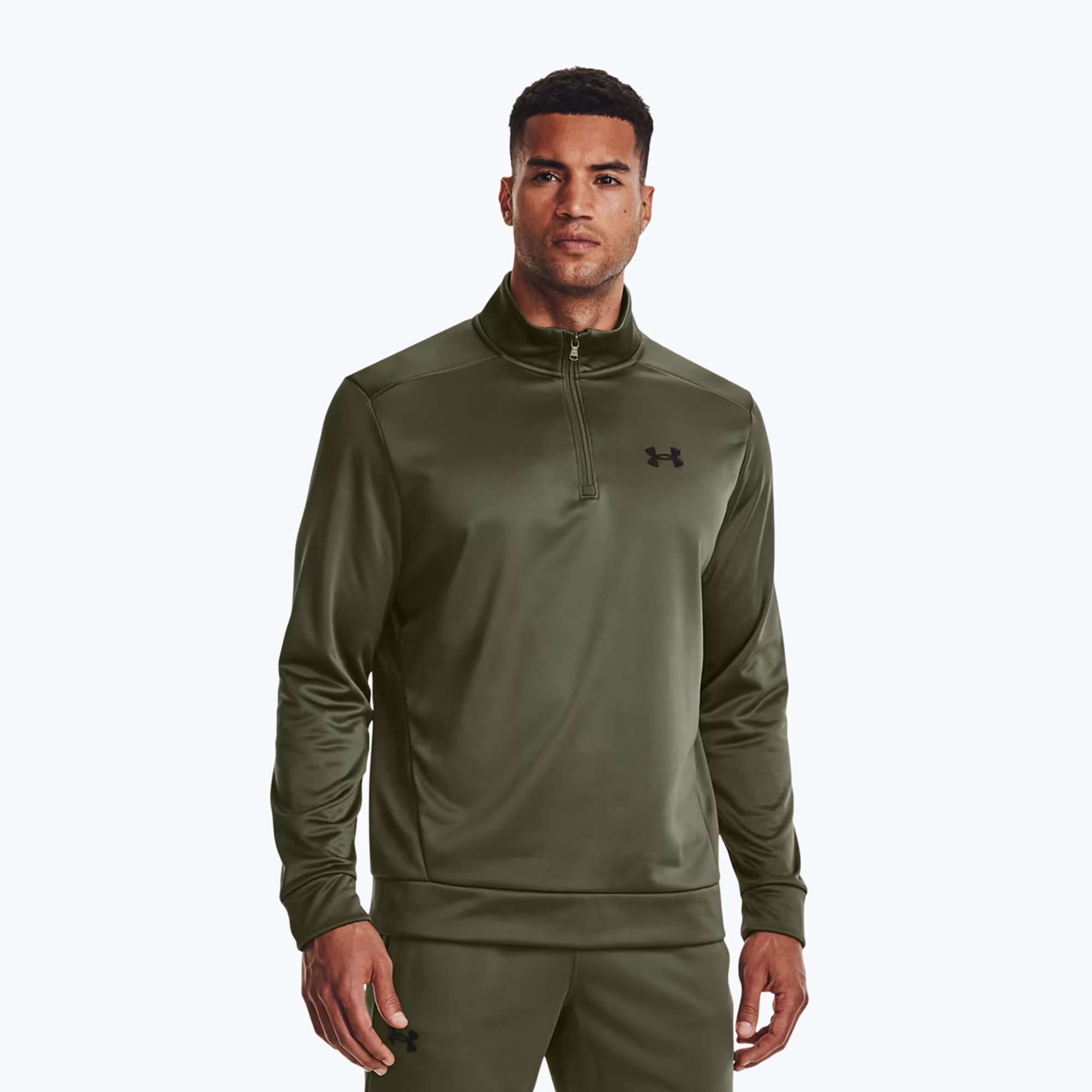 Bluza męska Under Armour Armour Fleece 1/4 Zip marine od green/black | WYSYŁKA W 24H | 30 DNI NA ZWROT