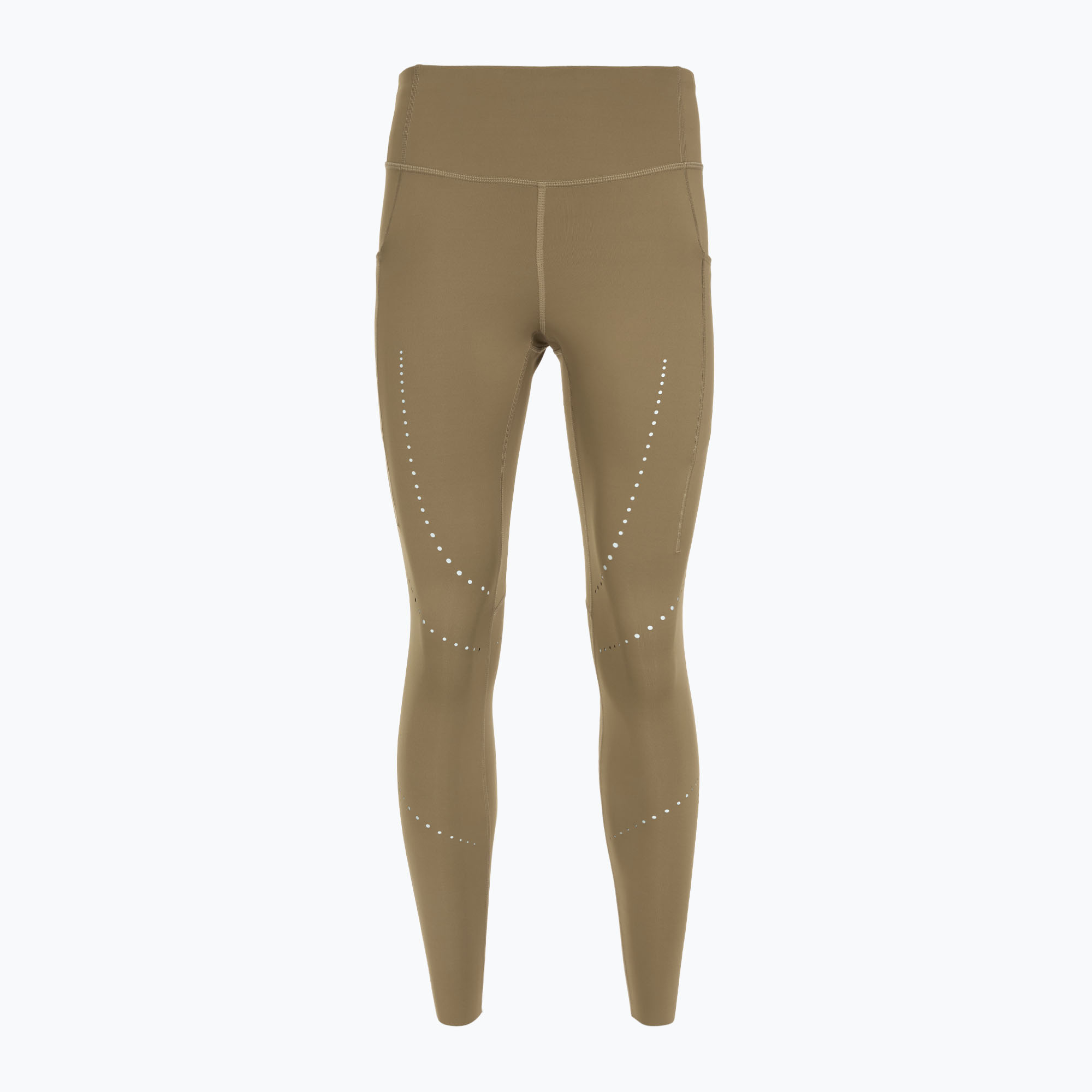 Legginsy do biegania damskie Brooks Method 7/8 Tight dark oatmeal 