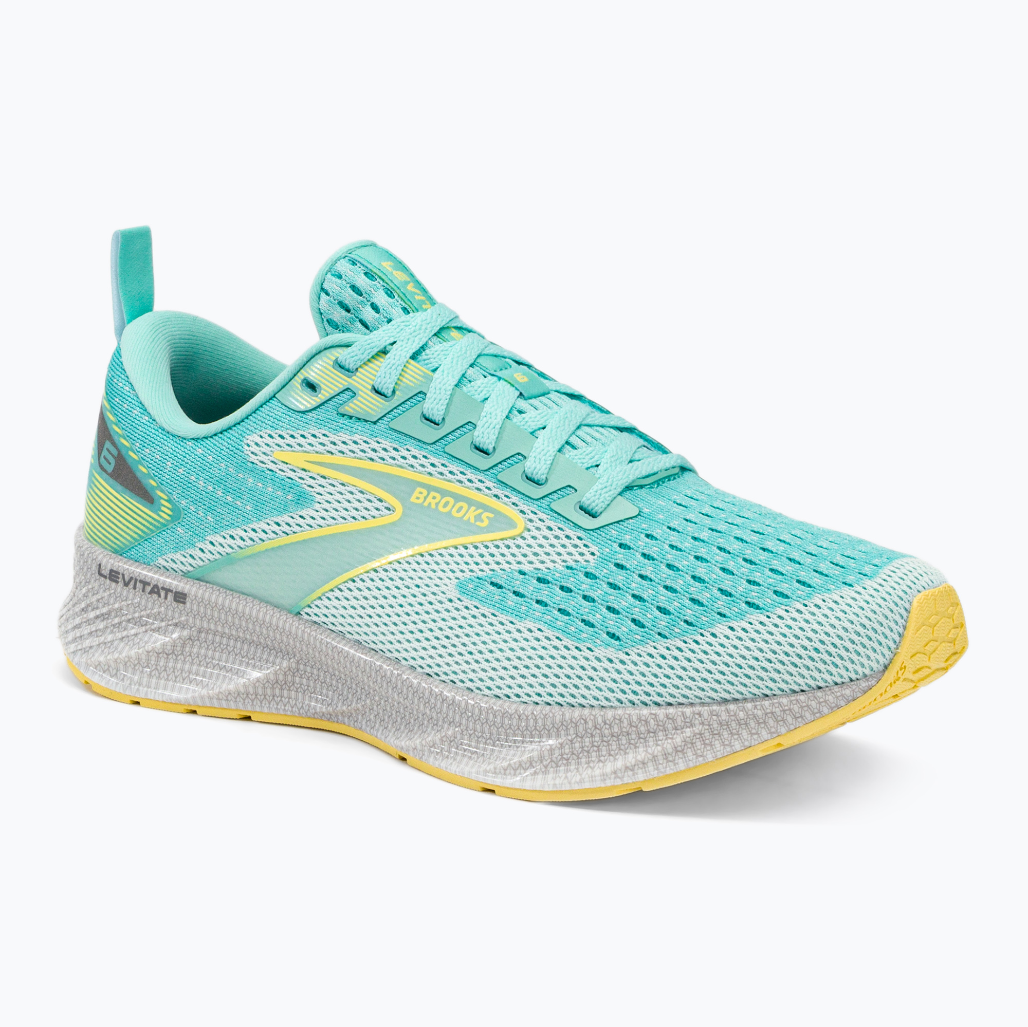 Buty do biegania damskie Brooks Levitate 6 aruba blue/yellow | WYSYŁKA W 24H | 30 DNI NA ZWROT