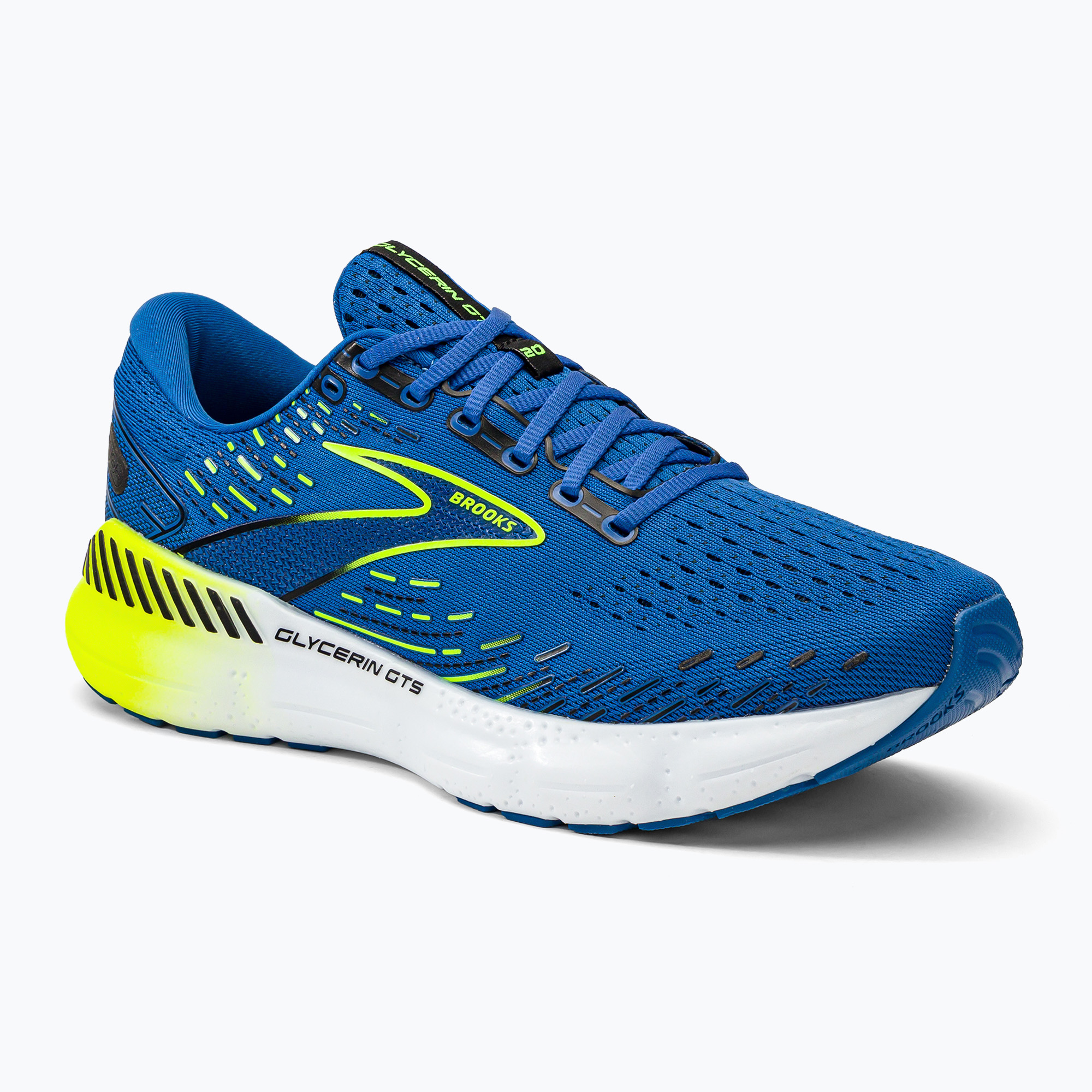 Buty do biegania męskie Brooks Glycerin GTS 20 blue/nightlife/white | WYSYŁKA W 24H | 30 DNI NA ZWROT