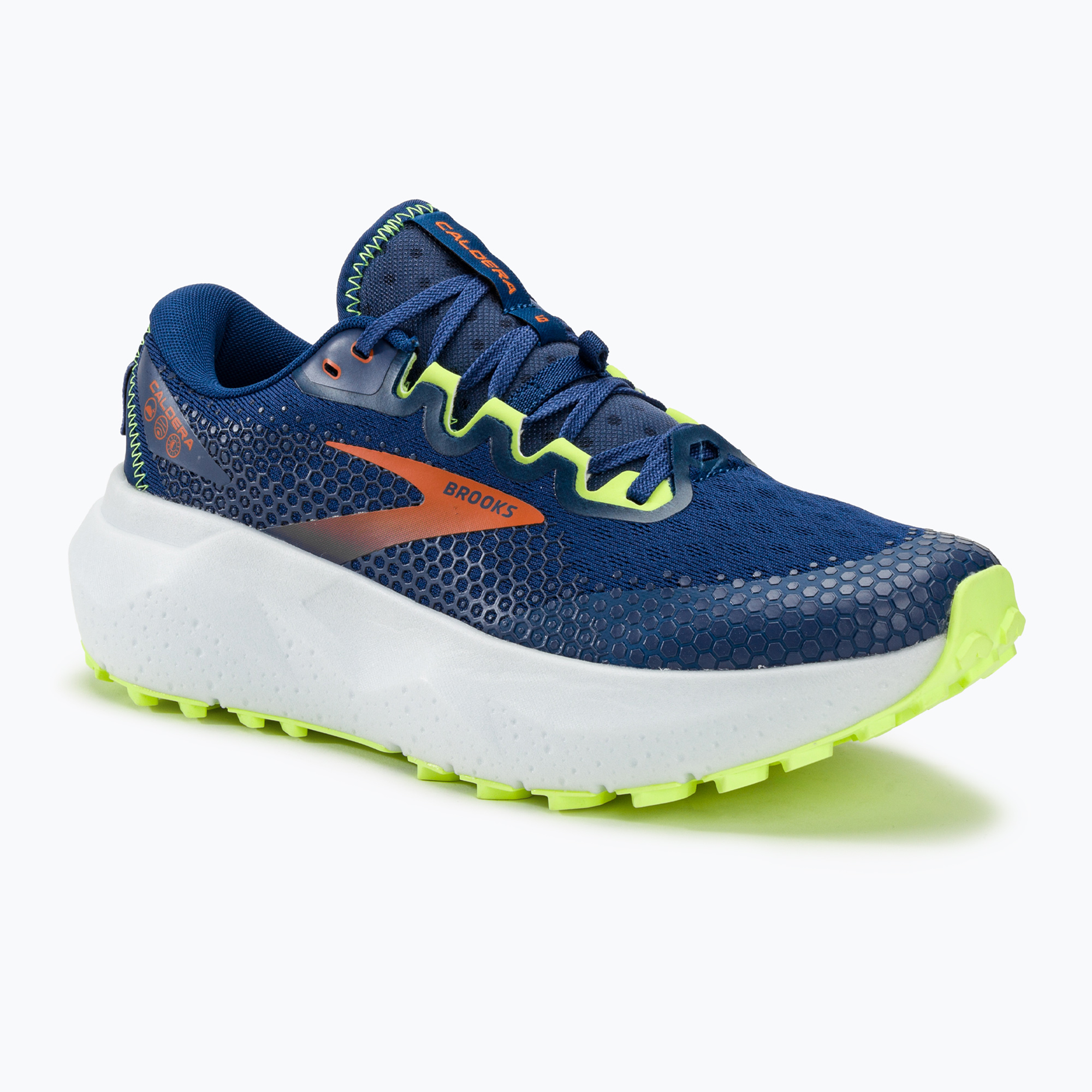 Buty do biegania męskie Brooks Caldera 6 navy/firecracker/sharp green | WYSYŁKA W 24H | 30 DNI NA ZWROT