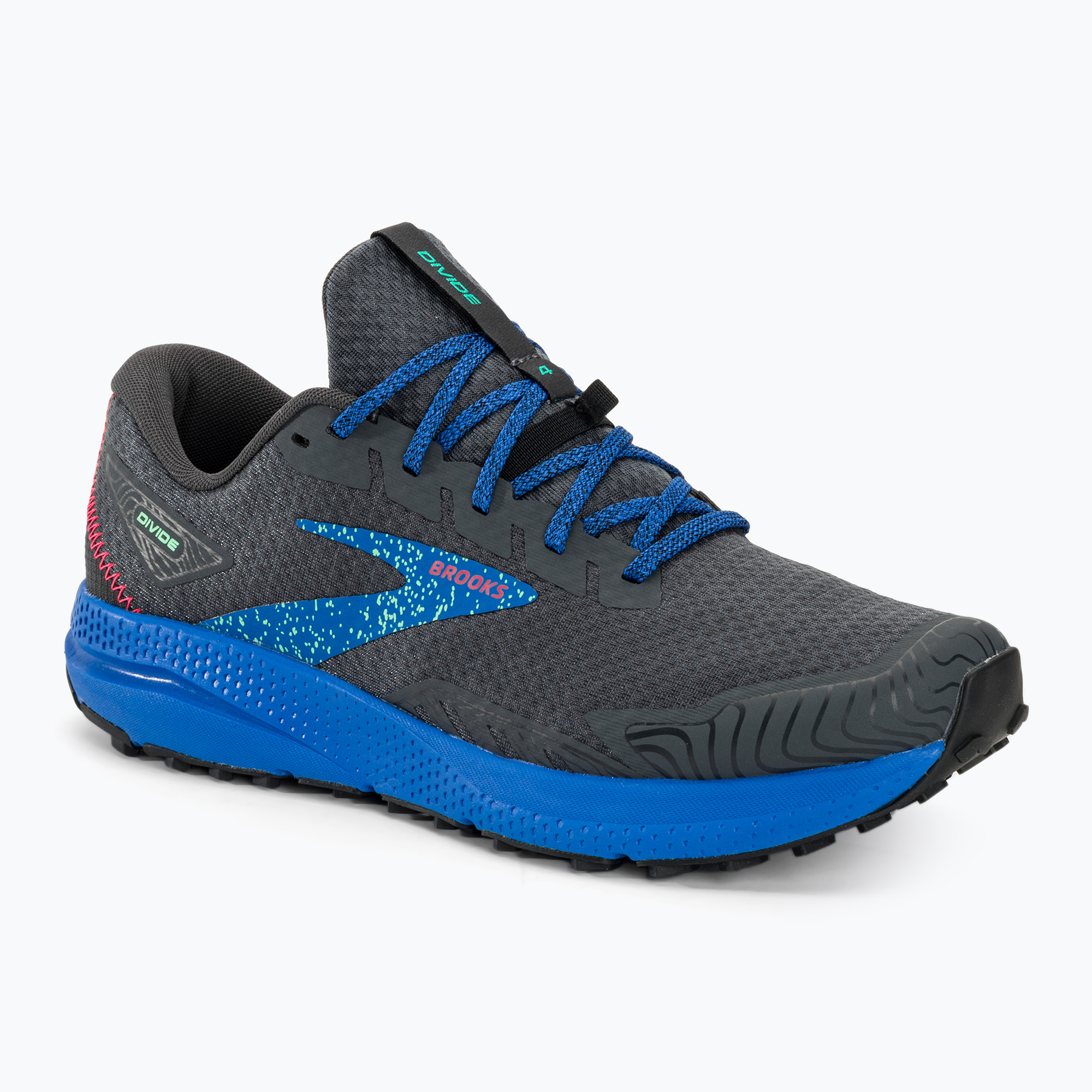 Buty do biegania męskie Brooks Divide 4 ebony/black/victoria blue | WYSYŁKA W 24H | 30 DNI NA ZWROT