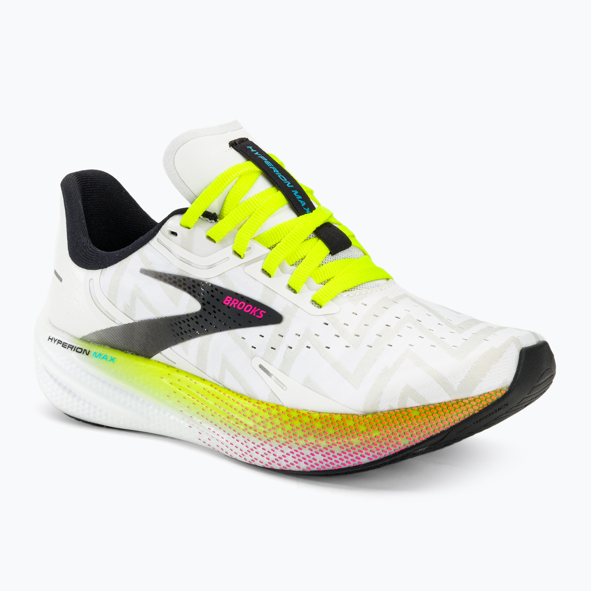 Buty do biegania damskie Brooks Hyperion Max white/black/nightlife | WYSYŁKA W 24H | 30 DNI NA ZWROT