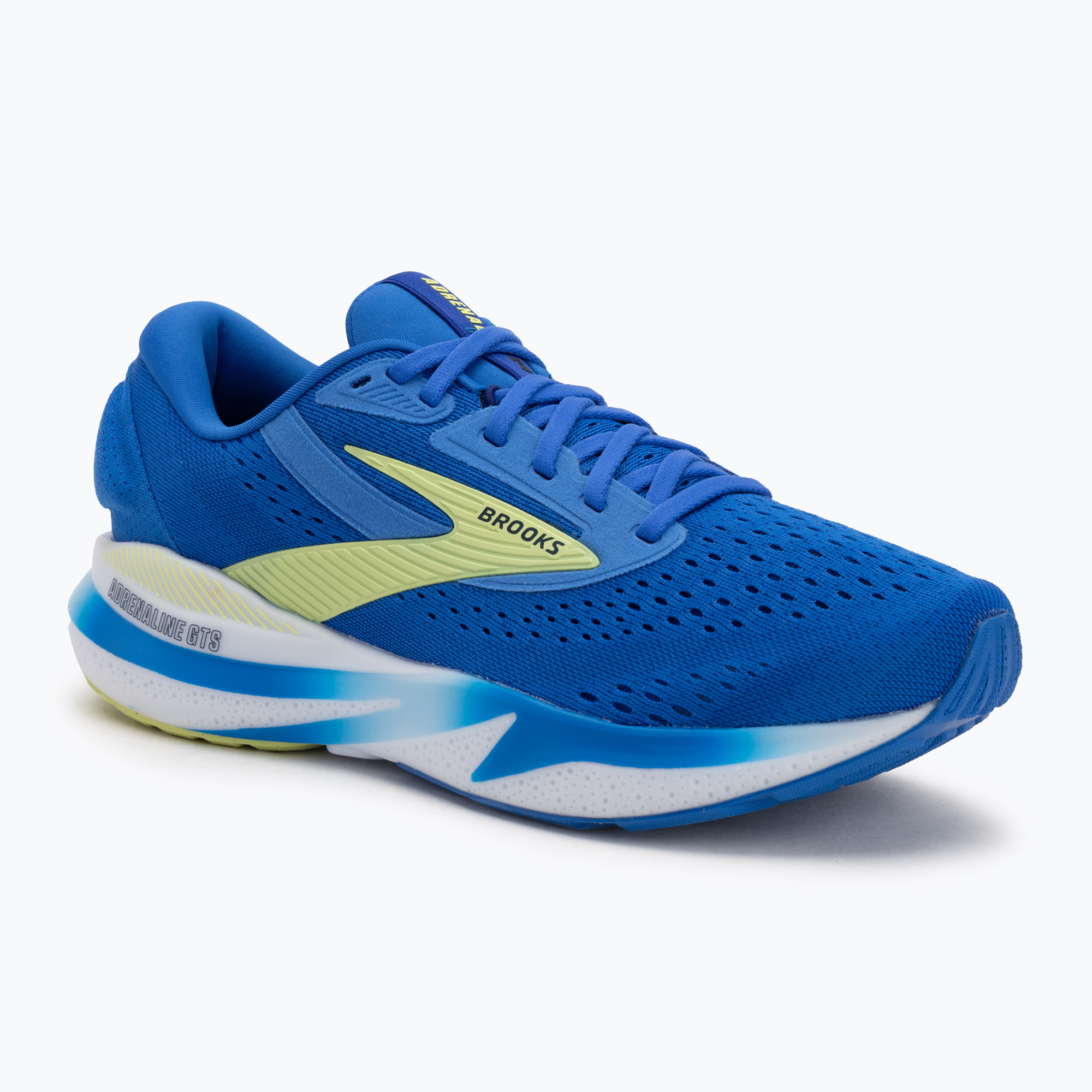 Buty do biegania męskie Brooks Adrenaline GTS 24 wide fit cobalt/neo yellow/peacoat 