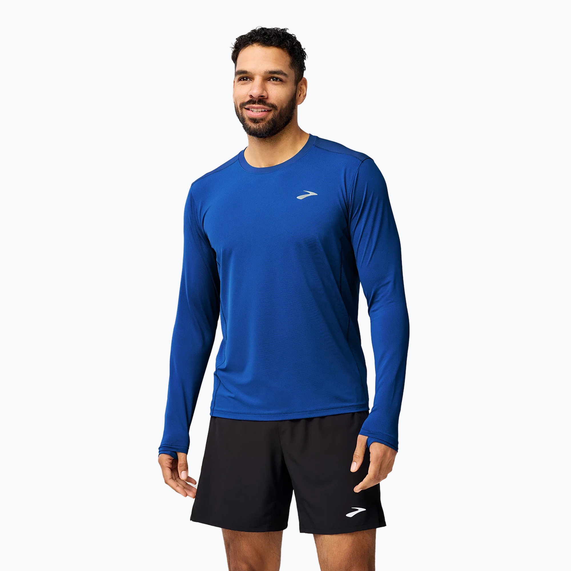 Longsleeve do biegania męski Brooks Atmosphere 3.0 neo blue | WYSYŁKA W 24H | 30 DNI NA ZWROT