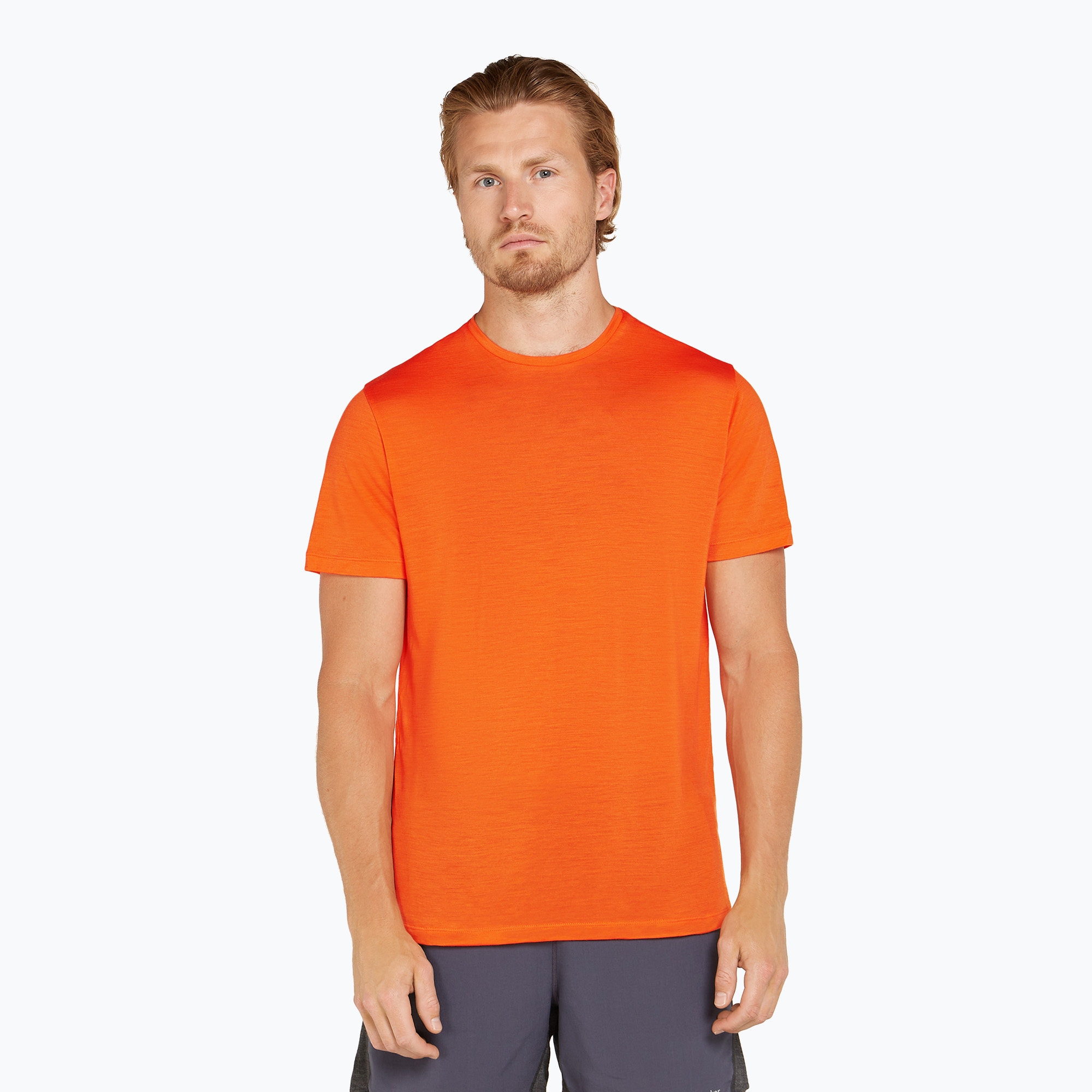 Koszulka trekkingowa męska icebreaker Merino 125 Cool-Lite Sphere III SS Tee blaze | WYSYŁKA W 24H | 30 DNI NA ZWROT