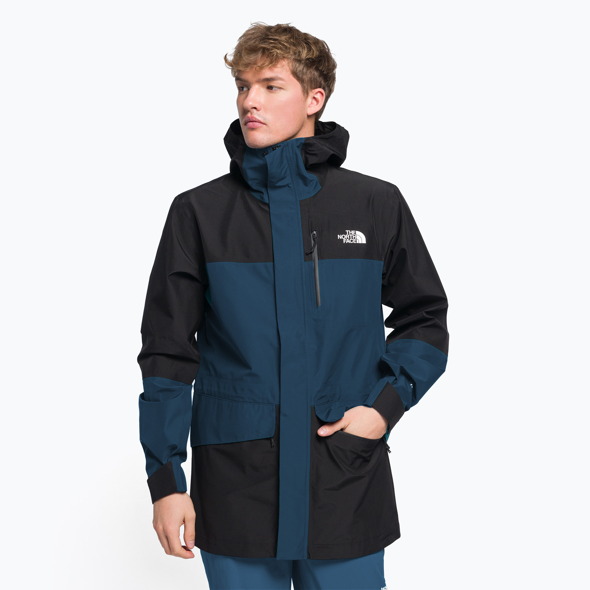 Kurtka przeciwdeszczowa męska The North Face Dryzzle All Weather Futurelight monterey blue/black | WYSYŁKA W 24H | 30 DNI NA ZWROT