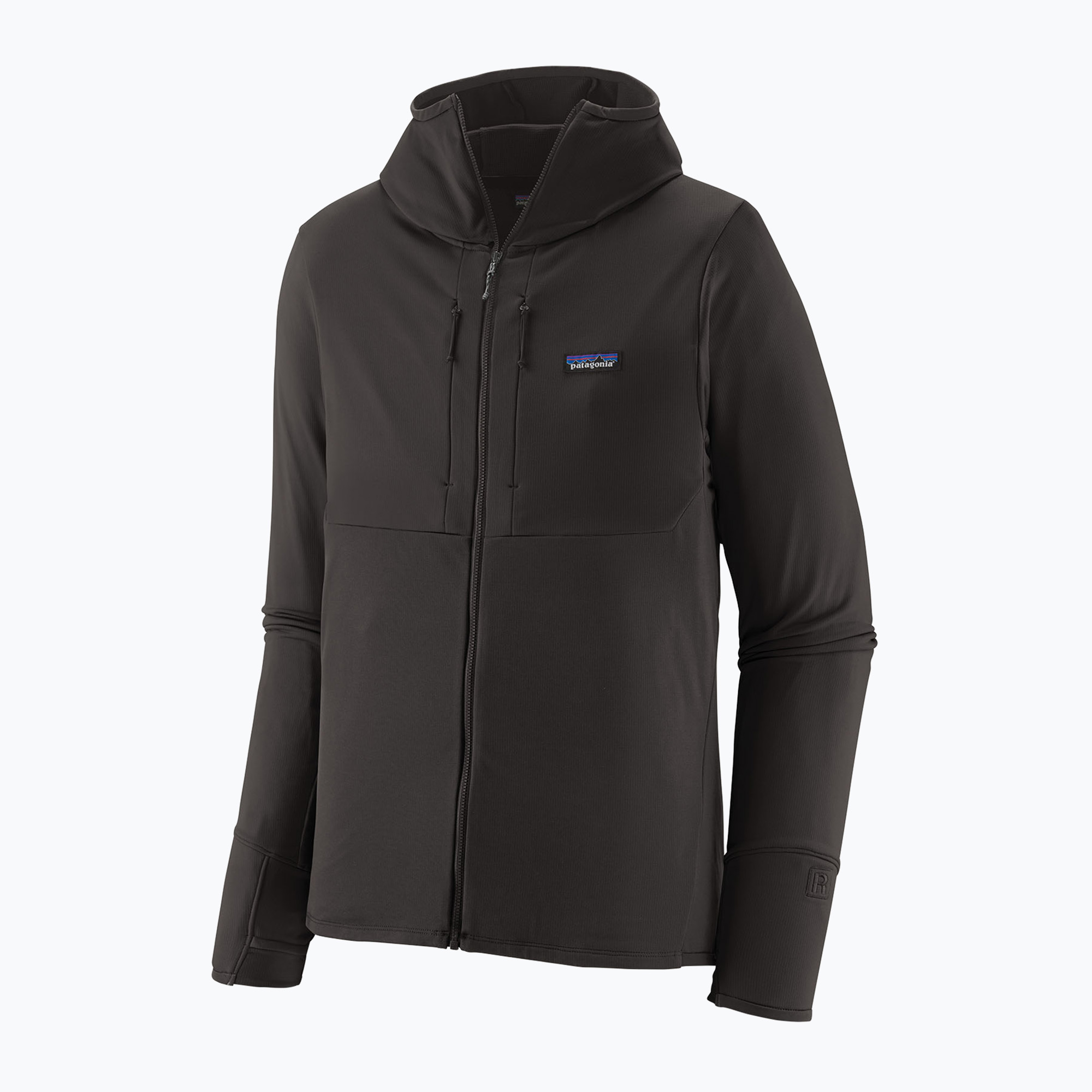 Bluza trekkingowa męska Patagonia R1 Thermal Full Zip Hoody black | WYSYŁKA W 24H | 30 DNI NA ZWROT