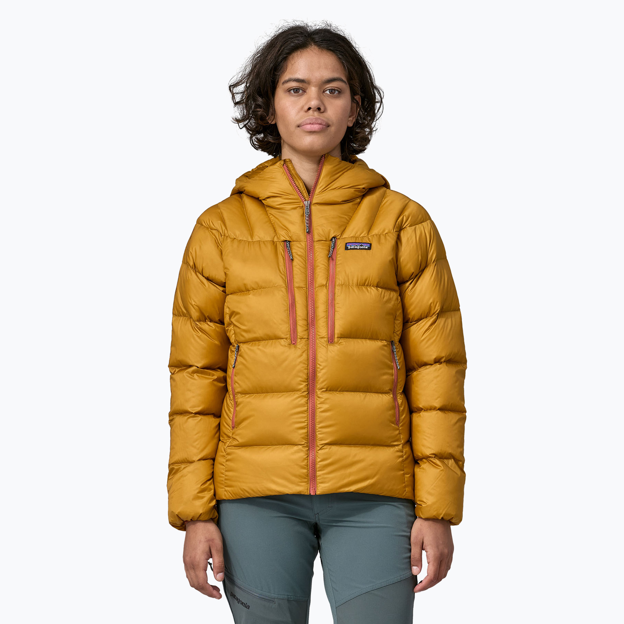 Kurtka puchowa damska Patagonia Fitz Roy Down Hoody cosmic blue | WYSYŁKA W 24H | 30 DNI NA ZWROT