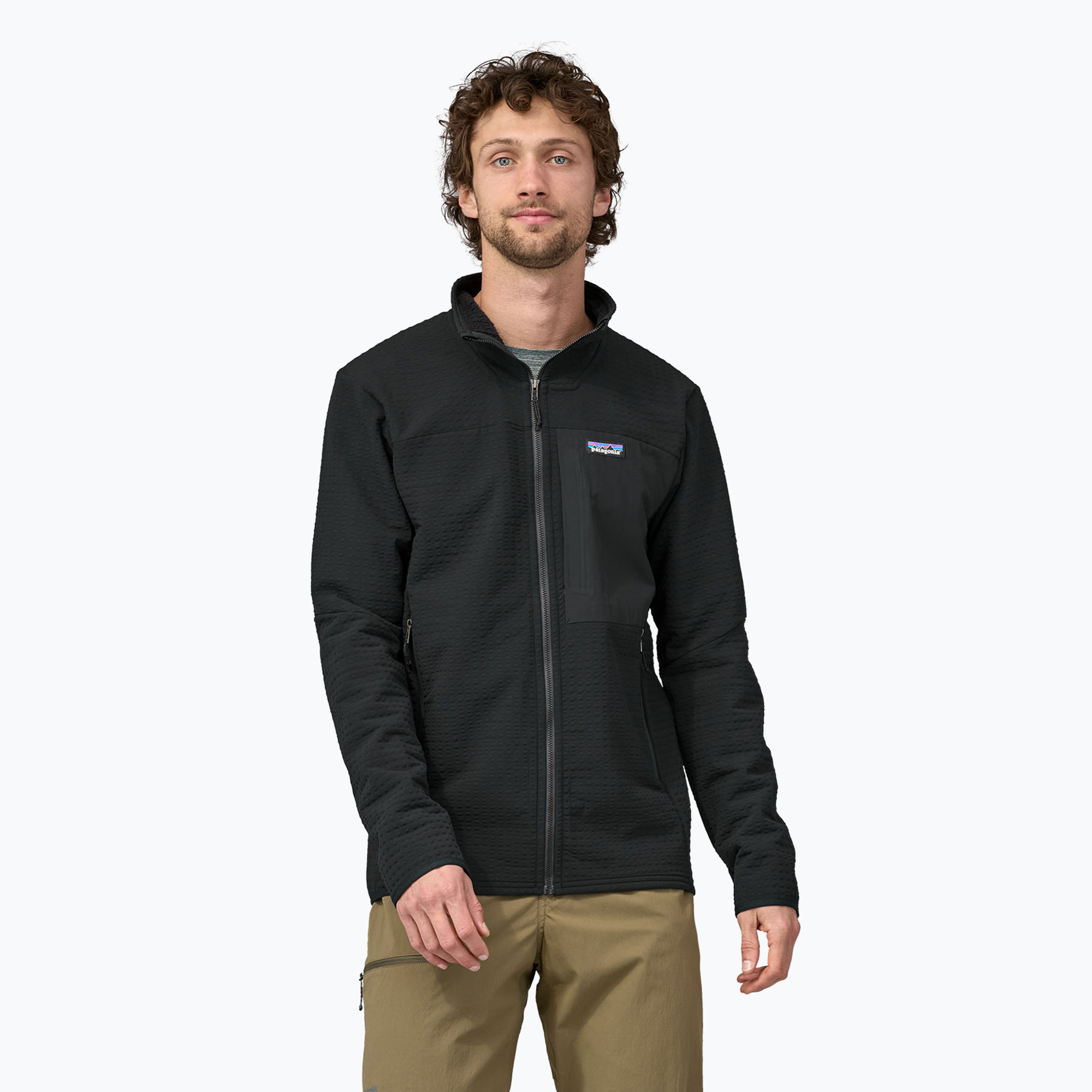 Kurtka softshell męska Patagonia R2 TechFace black | WYSYŁKA W 24H | 30 DNI NA ZWROT