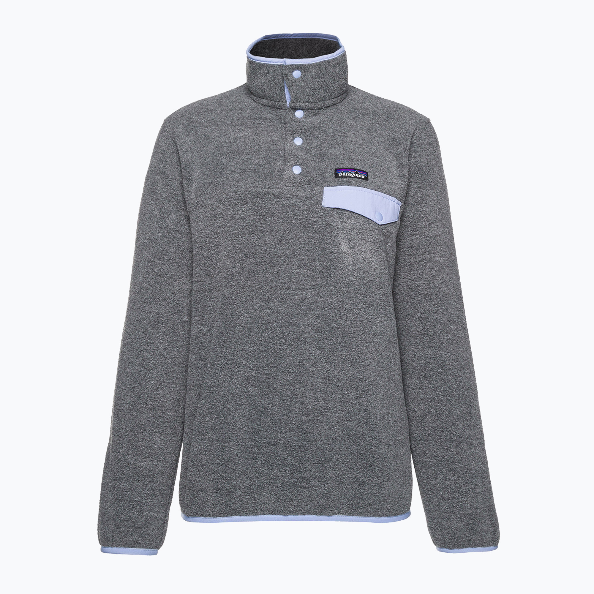 Bluza trekkingowa damska Patagonia LW Synch Snap-T P/O nickel w/pale periwinkle | WYSYŁKA W 24H | 30 DNI NA ZWROT