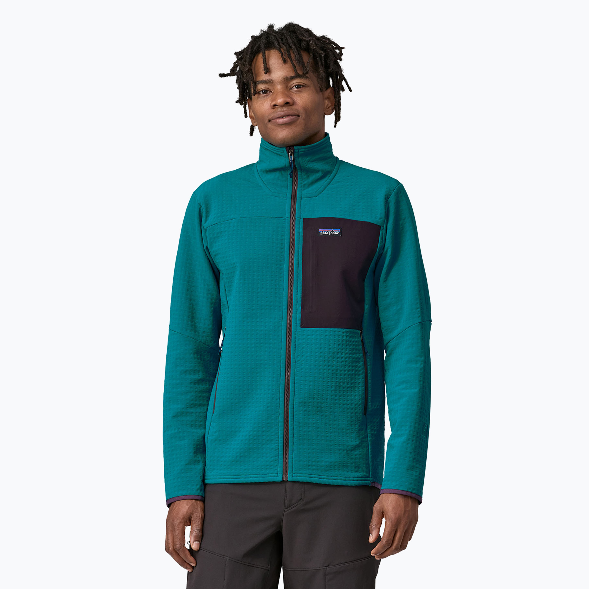 Kurtka softshell męska Patagonia R2 TechFace belay blue | WYSYŁKA W 24H | 30 DNI NA ZWROT
