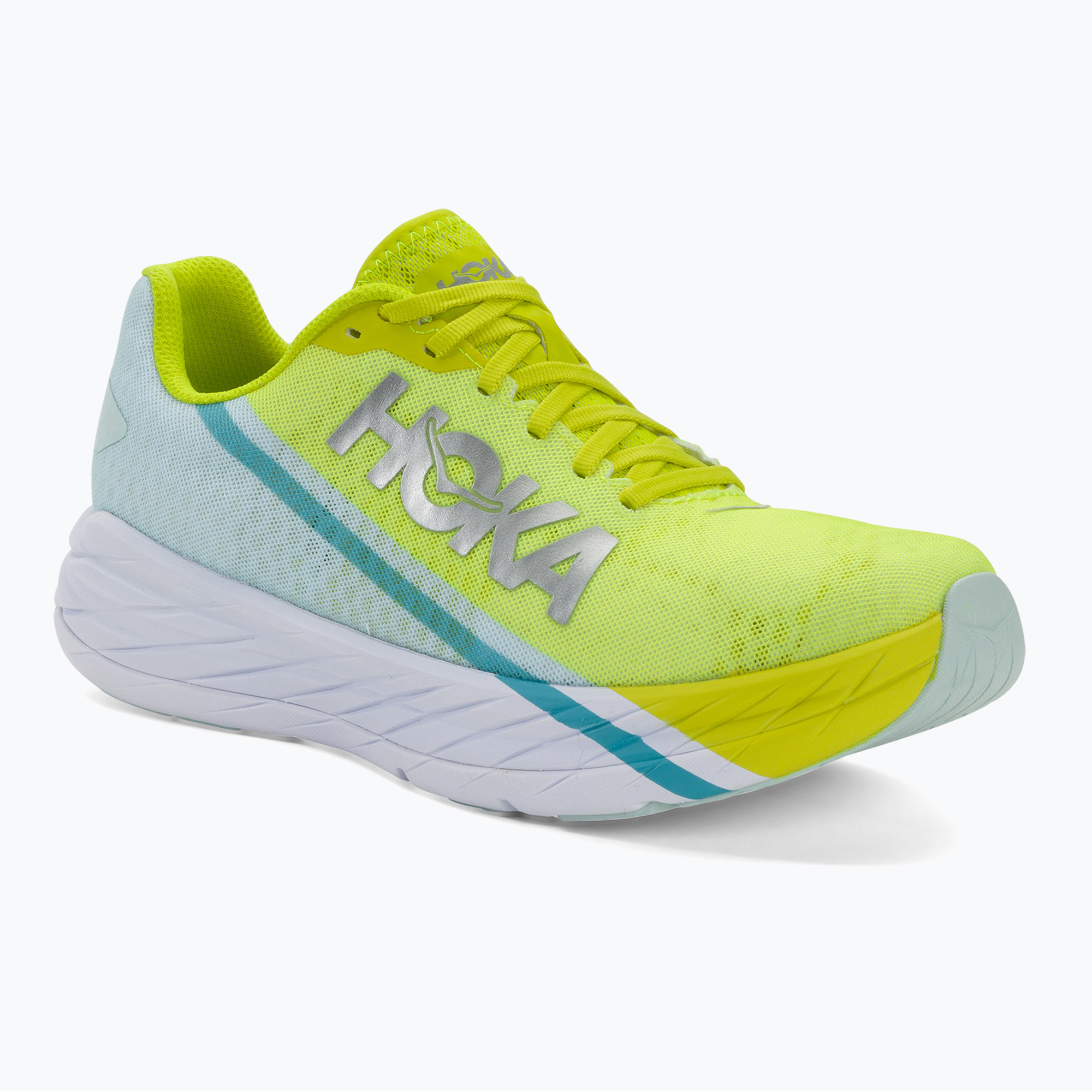 Buty do biegania HOKA Rocket X blue glass/evening primrose | WYSYŁKA W 24H | 30 DNI NA ZWROT