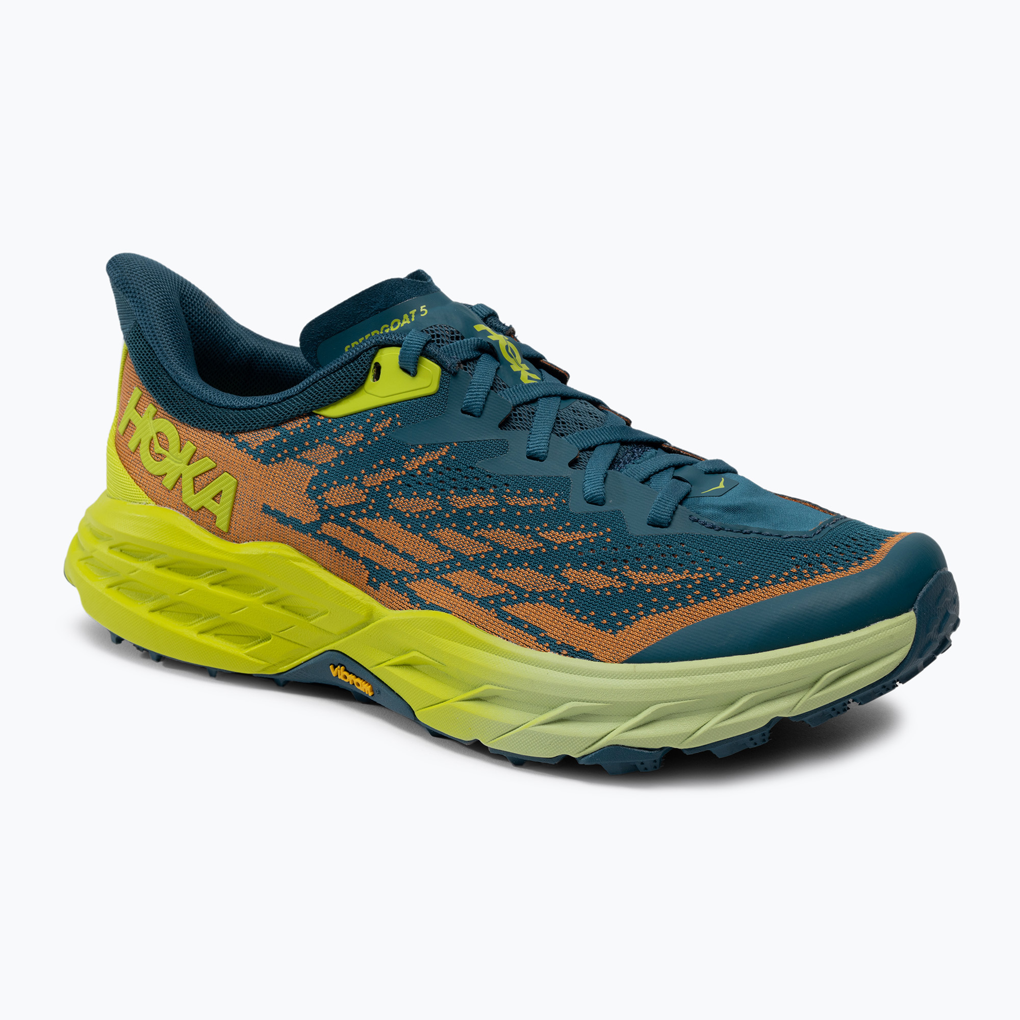 Buty do biegania męskie HOKA Speedgoat 5 blue coral/evening primrose | WYSYŁKA W 24H | 30 DNI NA ZWROT