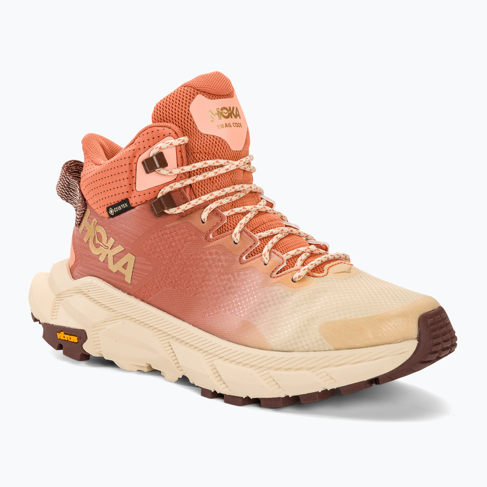 Zdjęcia - Buty trekkingowe  damskie HOKA Trail Code GTX sun baked/shortbread | WYSYŁK