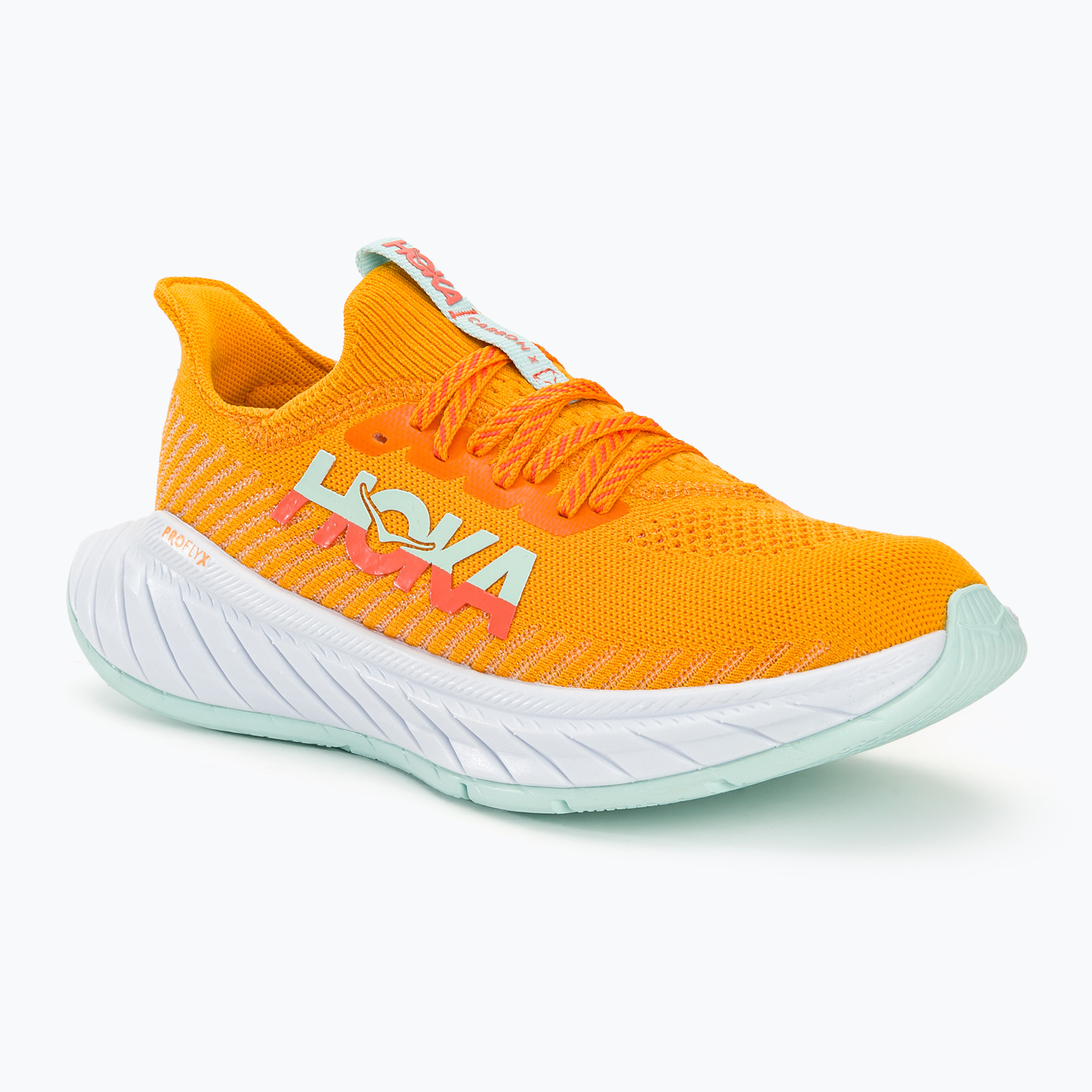 Buty do biegania damskie HOKA Carbon X 3 radiant yellow/camellia | WYSYŁKA W 24H | 30 DNI NA ZWROT