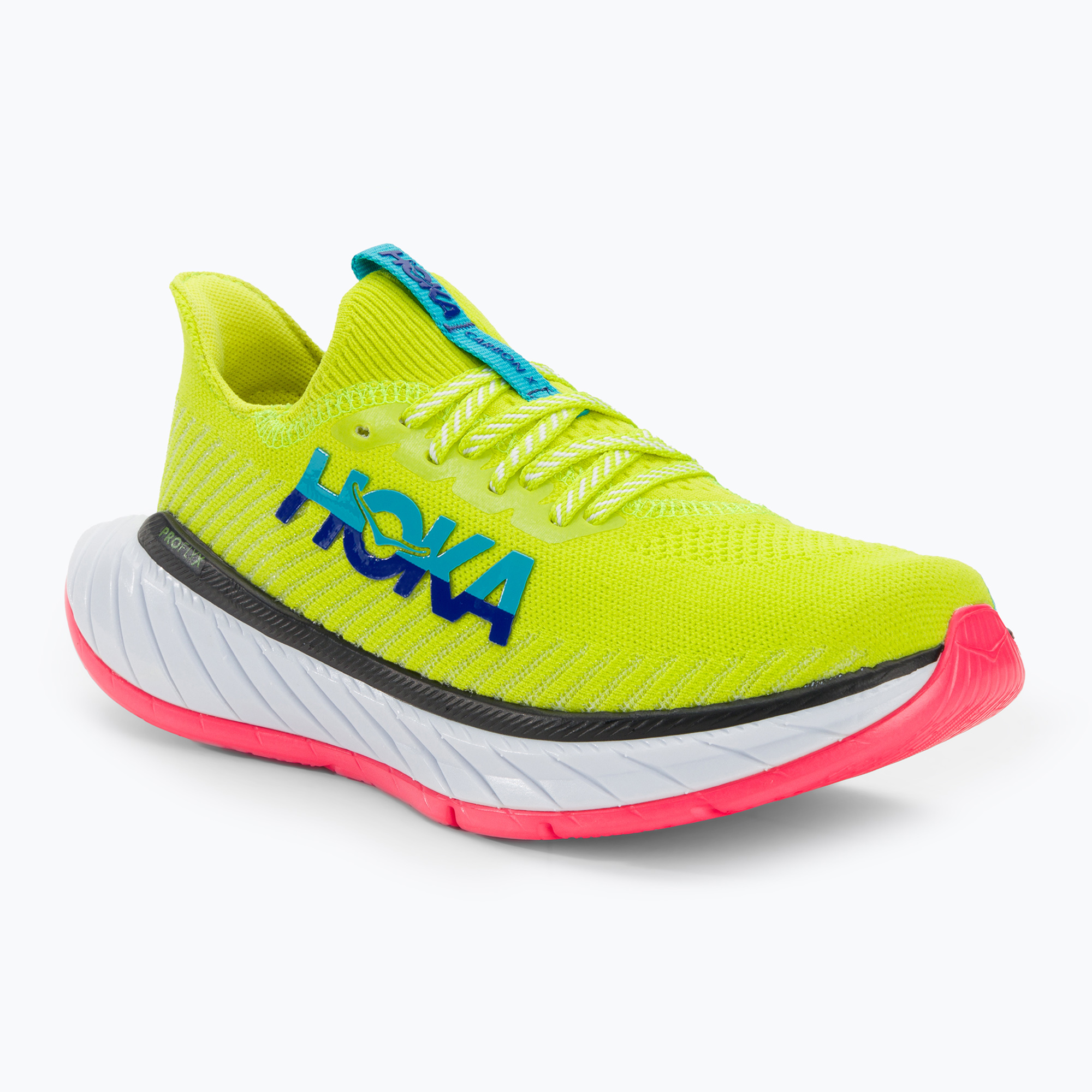 Buty do biegania damskie HOKA Carbon X 3 evening primrose/scuba blue | WYSYŁKA W 24H | 30 DNI NA ZWROT