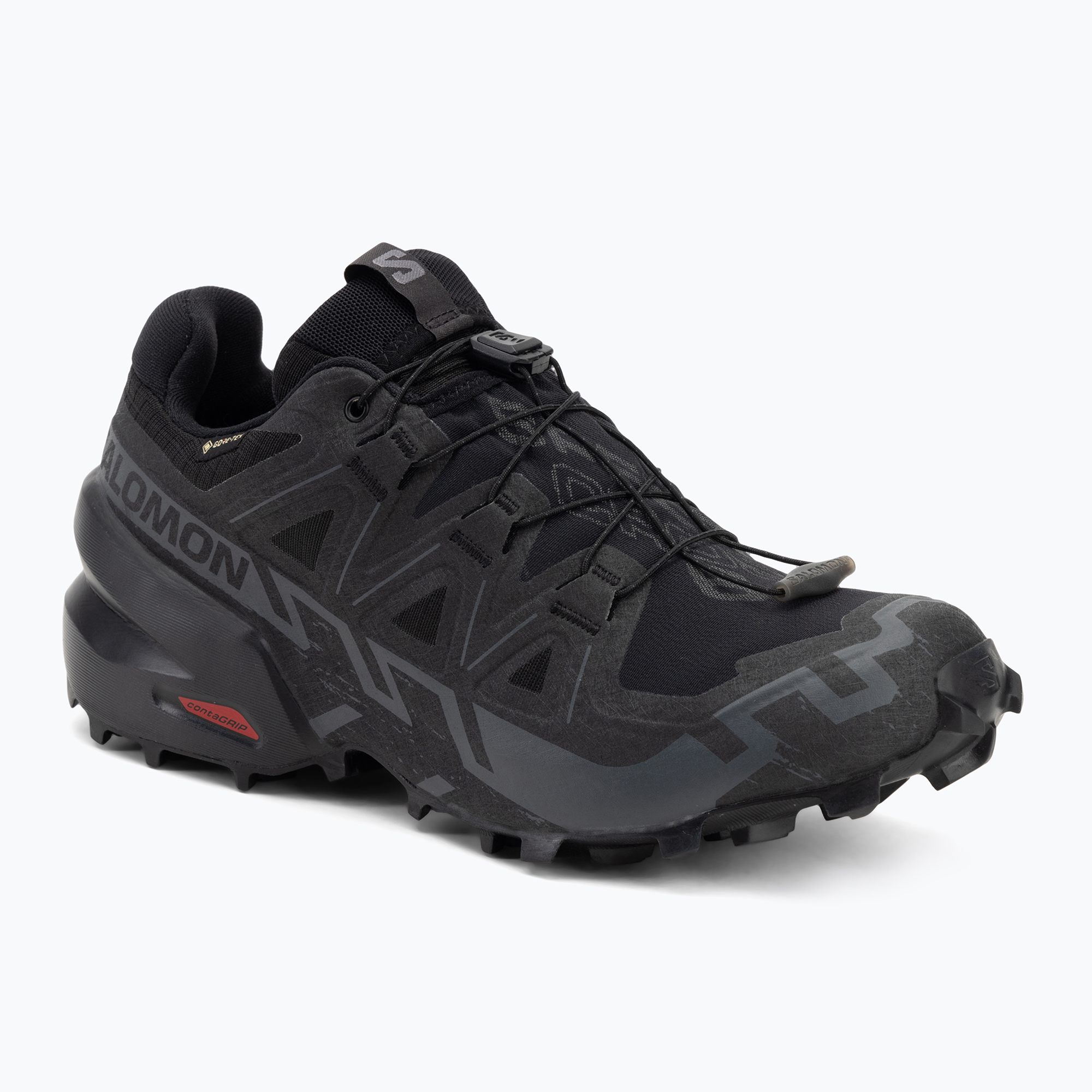 Buty do biegania damskie Salomon Speedcross 6 GTX black/black/phan 