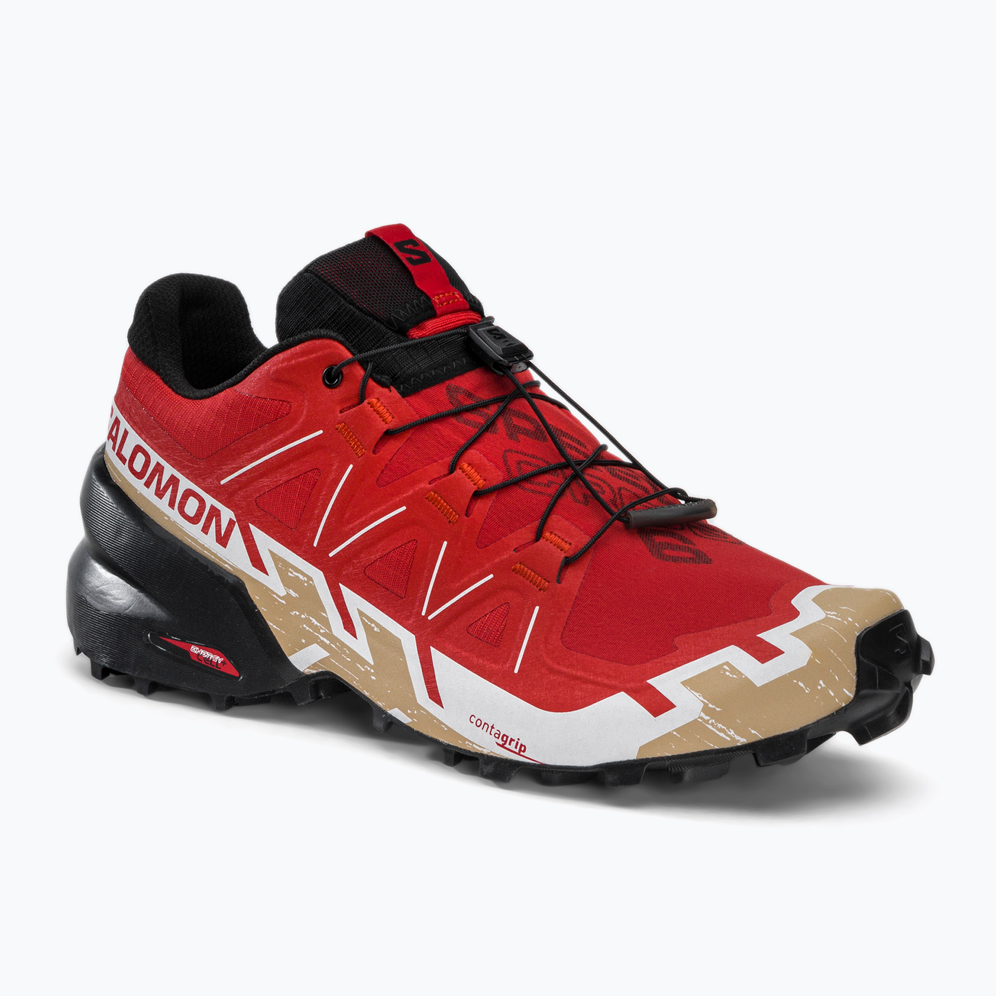 Buty do biegania męskie Salomon Speedcross 6 fiery red/black/safari | WYSYŁKA W 24H | 30 DNI NA ZWROT