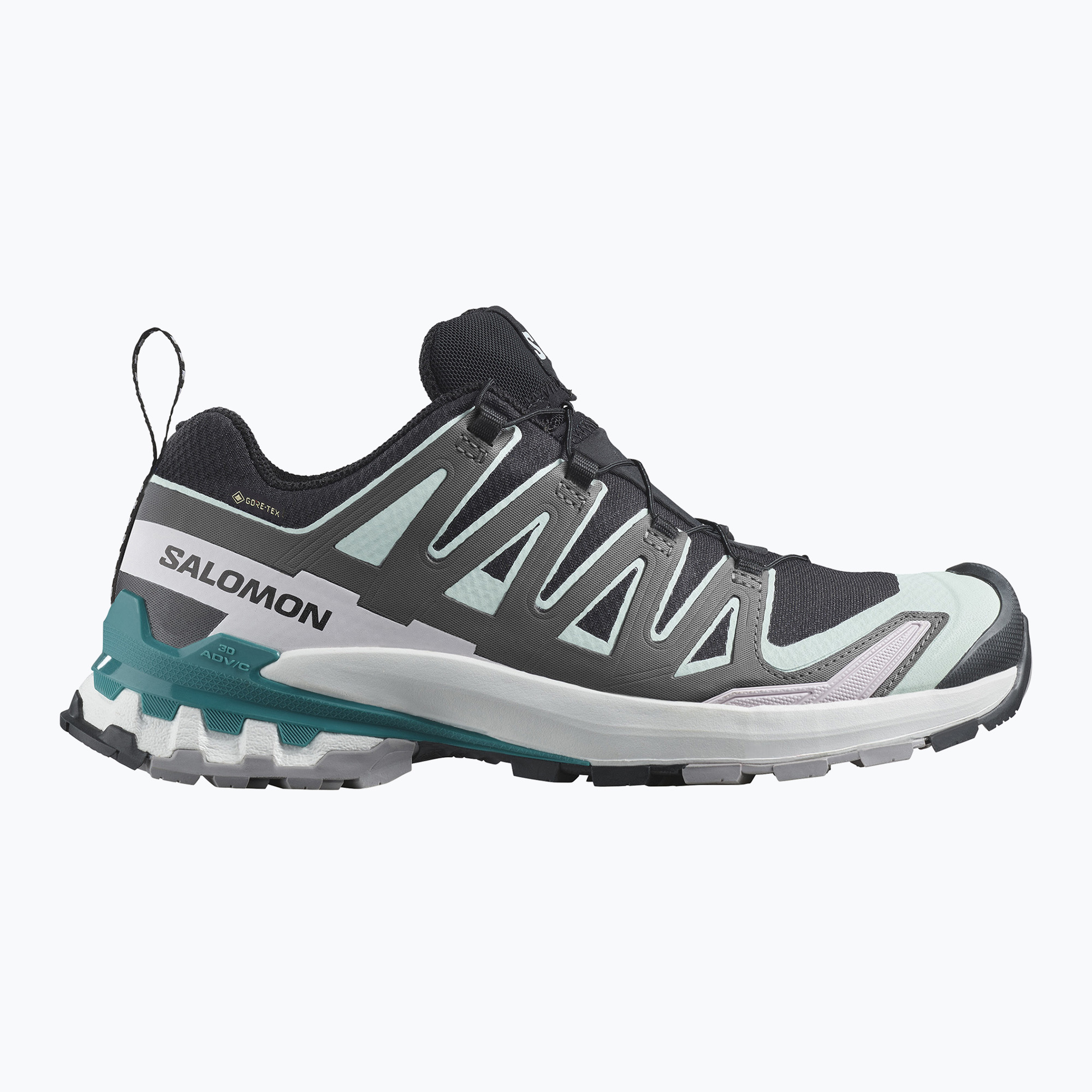 Buty do biegania damskie Salomon XA Pro 3D V9 GTX black/bleached aqua/harbor blue | WYSYŁKA W 24H | 30 DNI NA ZWROT