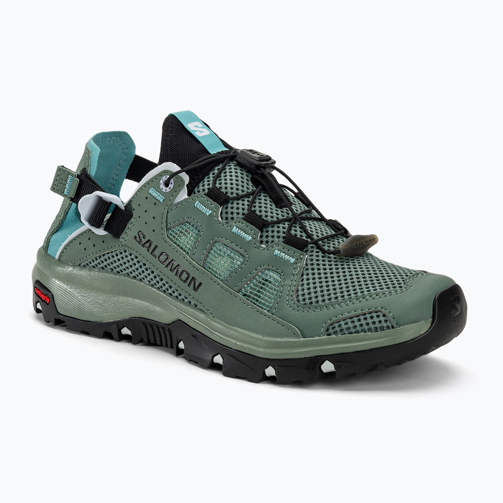 Buty turystyczne damskie Salomon Techamphibian 5 laurel wreath/arctic ice/marine blue | WYSYŁKA W 24H | 30 DNI NA ZWROT