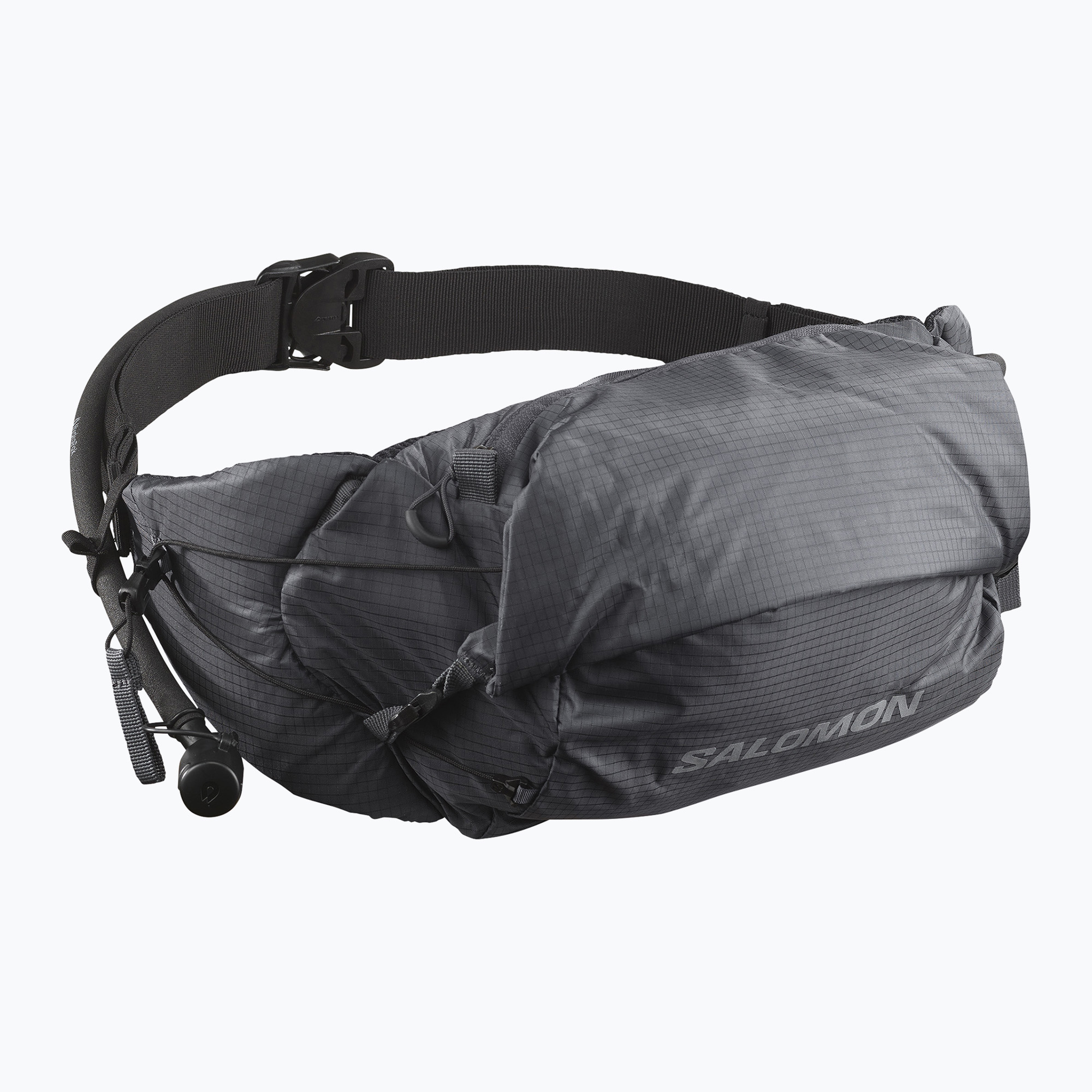 Pas do biegania Salomon Cross Season Waist + bukłak 1l ebony/black 