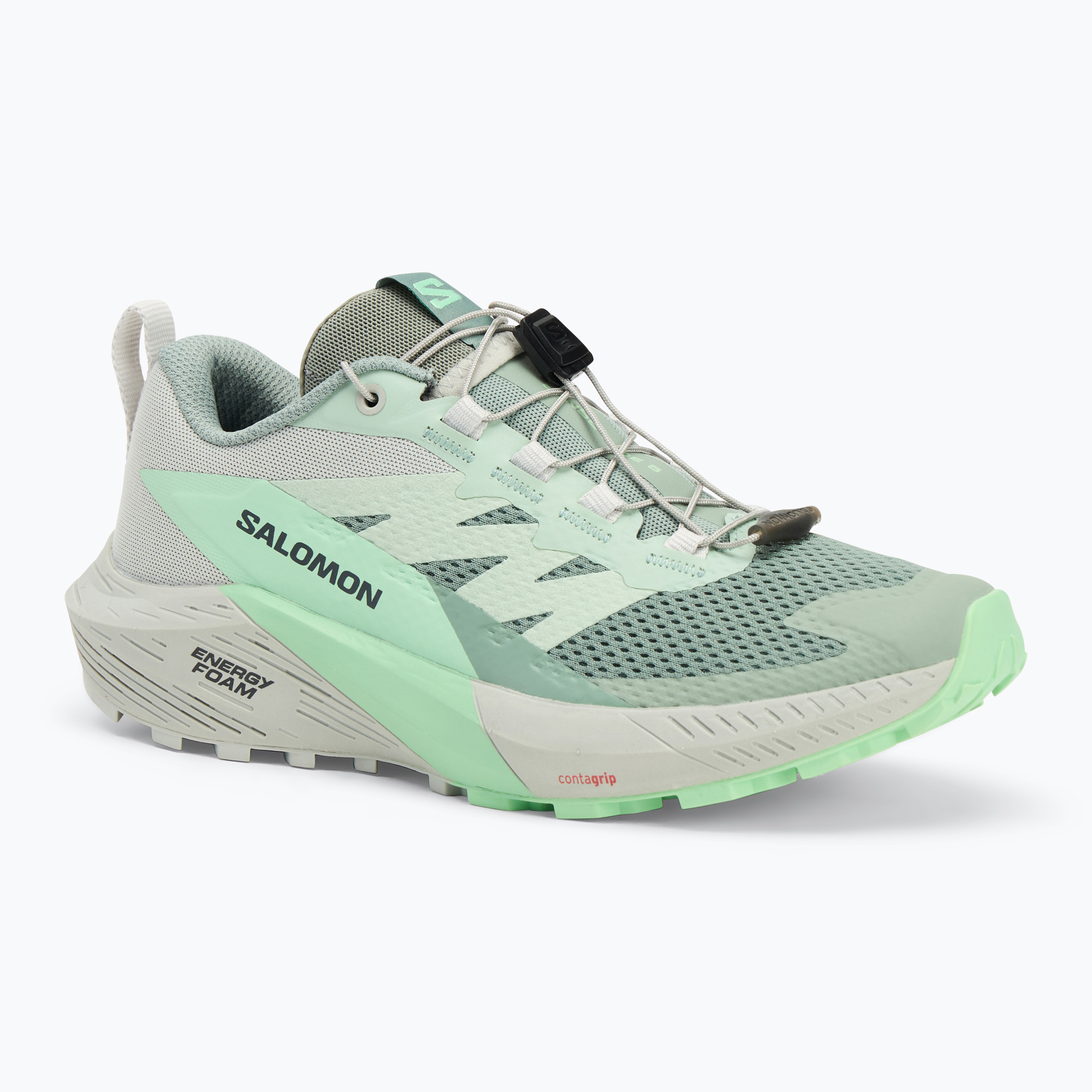 Buty do biegania damskie Salomon Sense Ride 5 lily pad/metal/green ash | WYSYŁKA W 24H | 30 DNI NA ZWROT