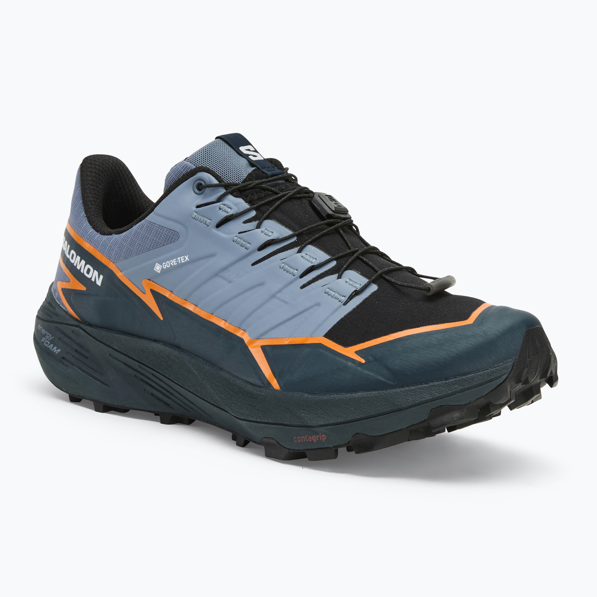 Buty do biegania męskie Salomon Thundercross GTX flint stone/carbon/orange pepper | WYSYŁKA W 24H | 30 DNI NA ZWROT