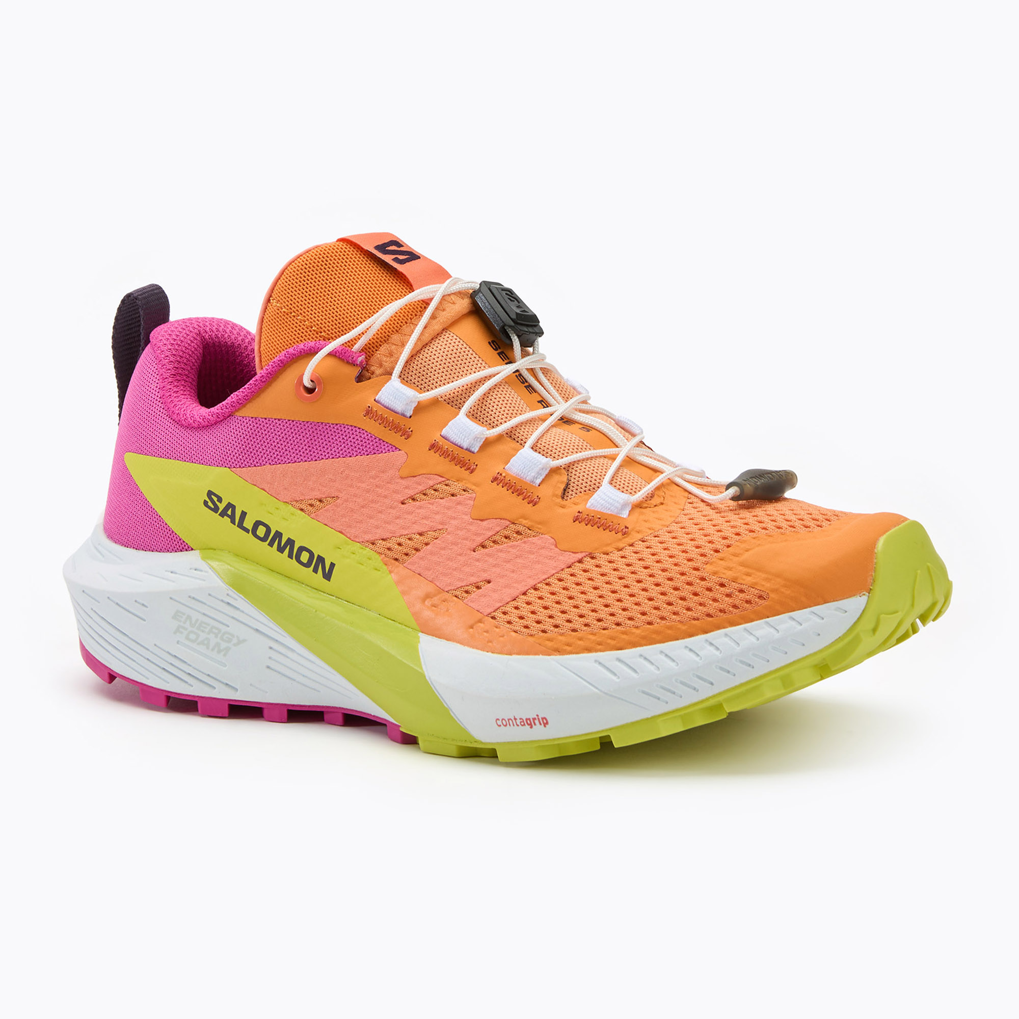 Buty do biegania damskie Salomon Sense Ride 5 bird of paradise/white/sulphur spring | WYSYŁKA W 24H | 30 DNI NA ZWROT