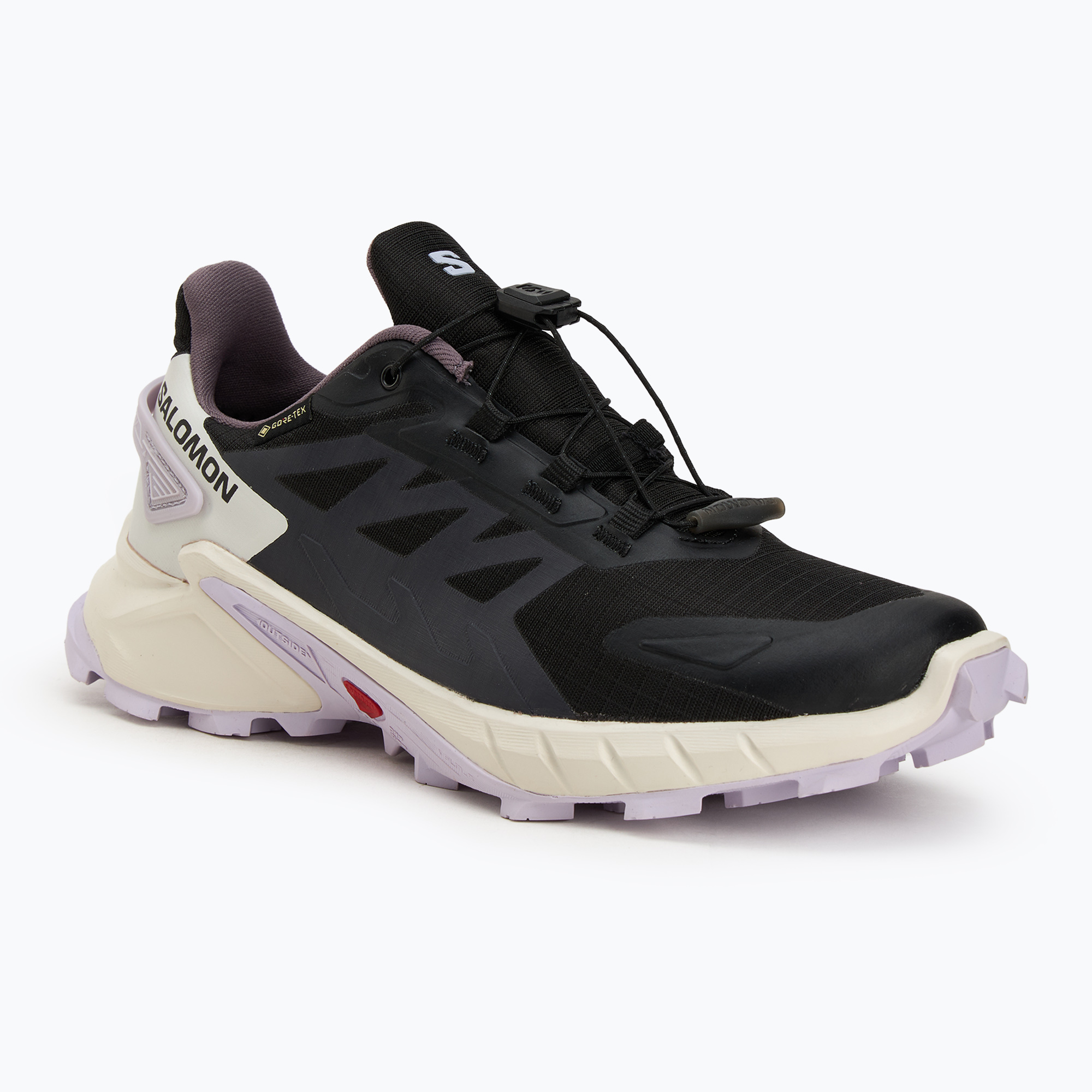 Buty do biegania damskie Salomon Supercross 4 GTX black/vanilla ice /orchid petal 
